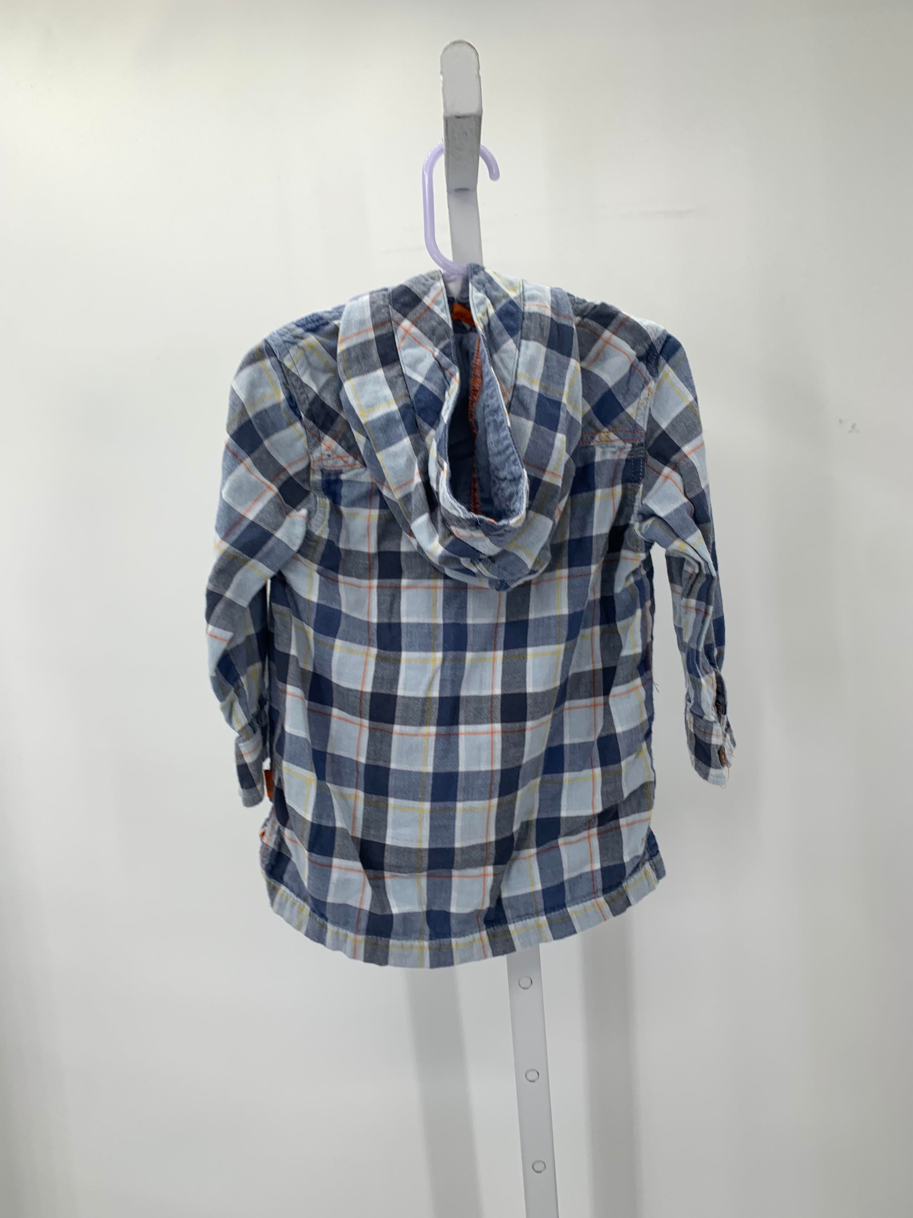 PLAID HOODED SHIRT