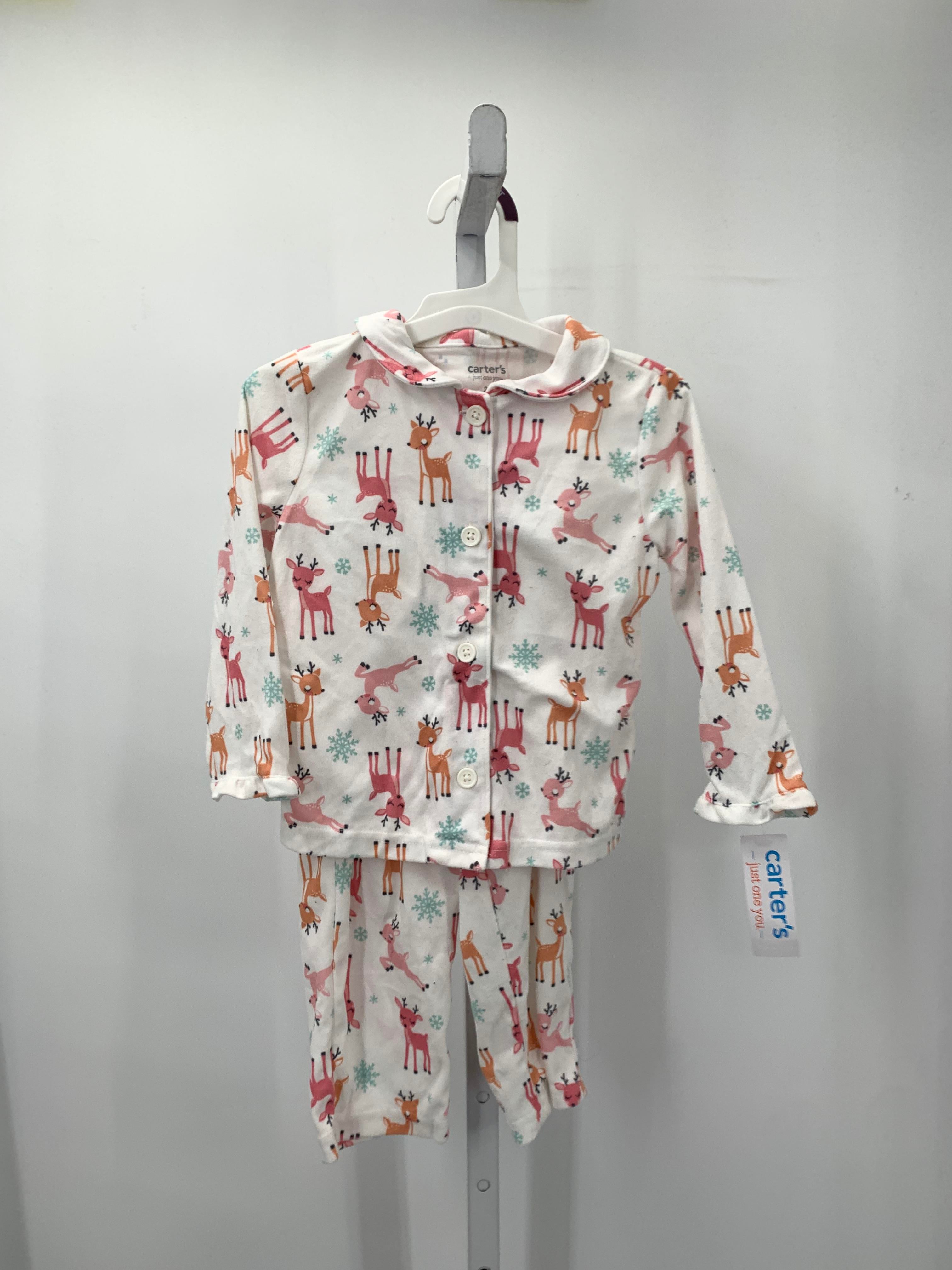 Carters Size 2T Girls Pajamas