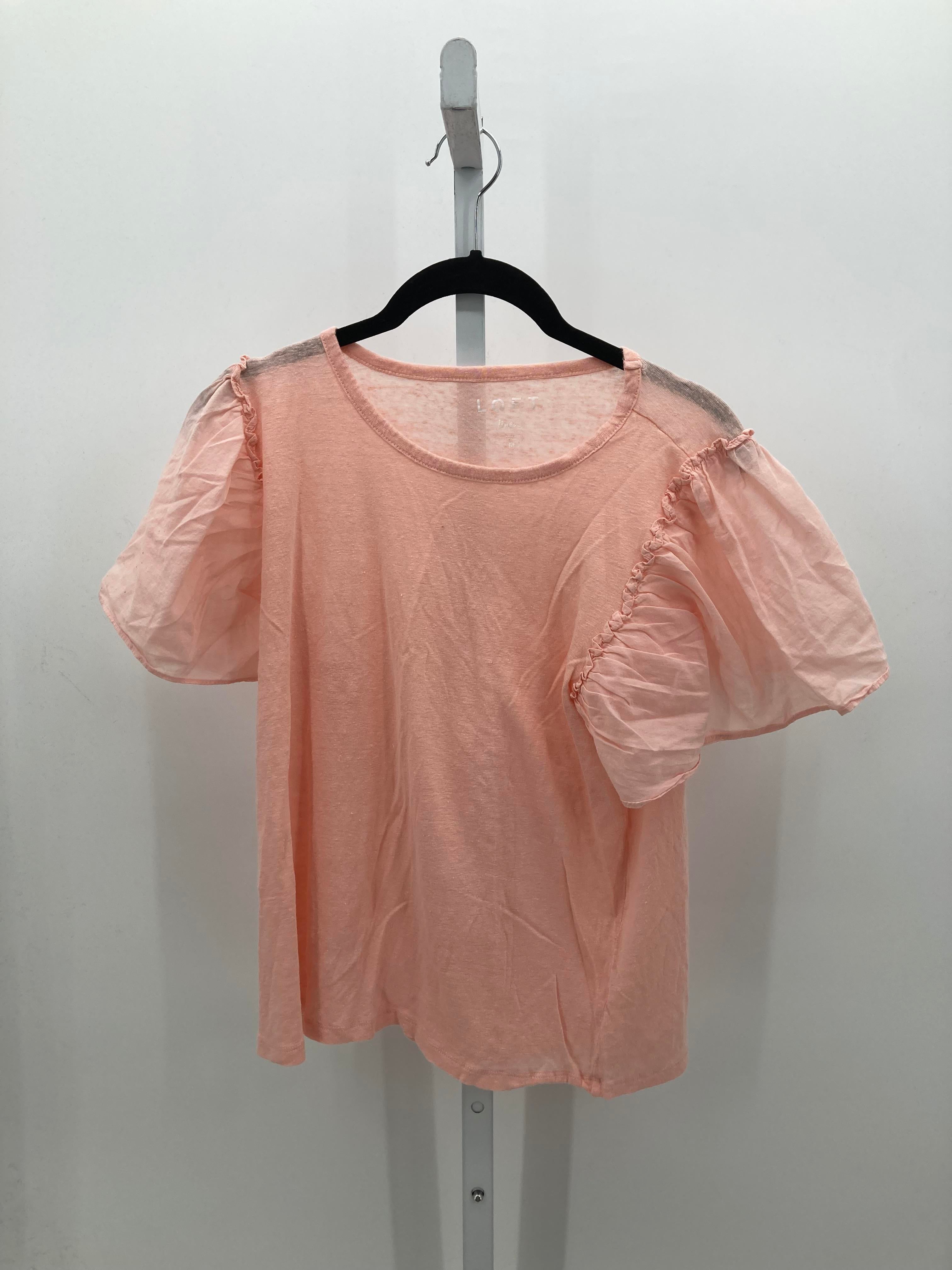 Loft Size Medium Misses Short Sleeve Shirt