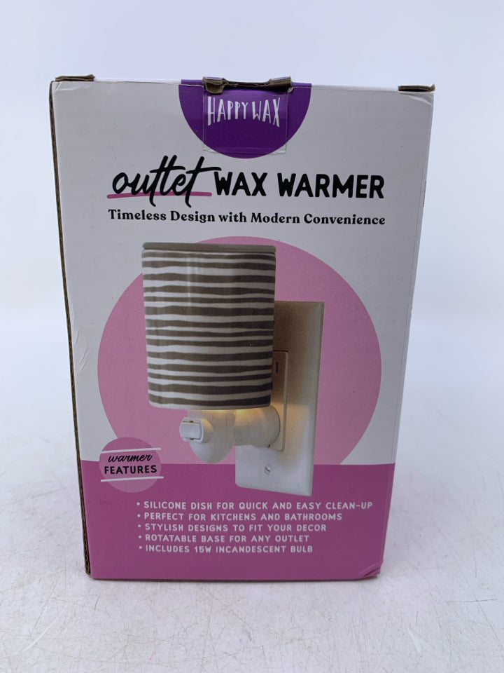 NIB HAPPY WAX OUTLET WAX WARMER.
