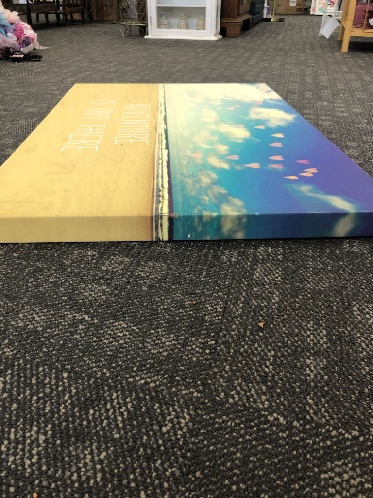 ADVENTURE IS OUT THERE- CANVAS.
