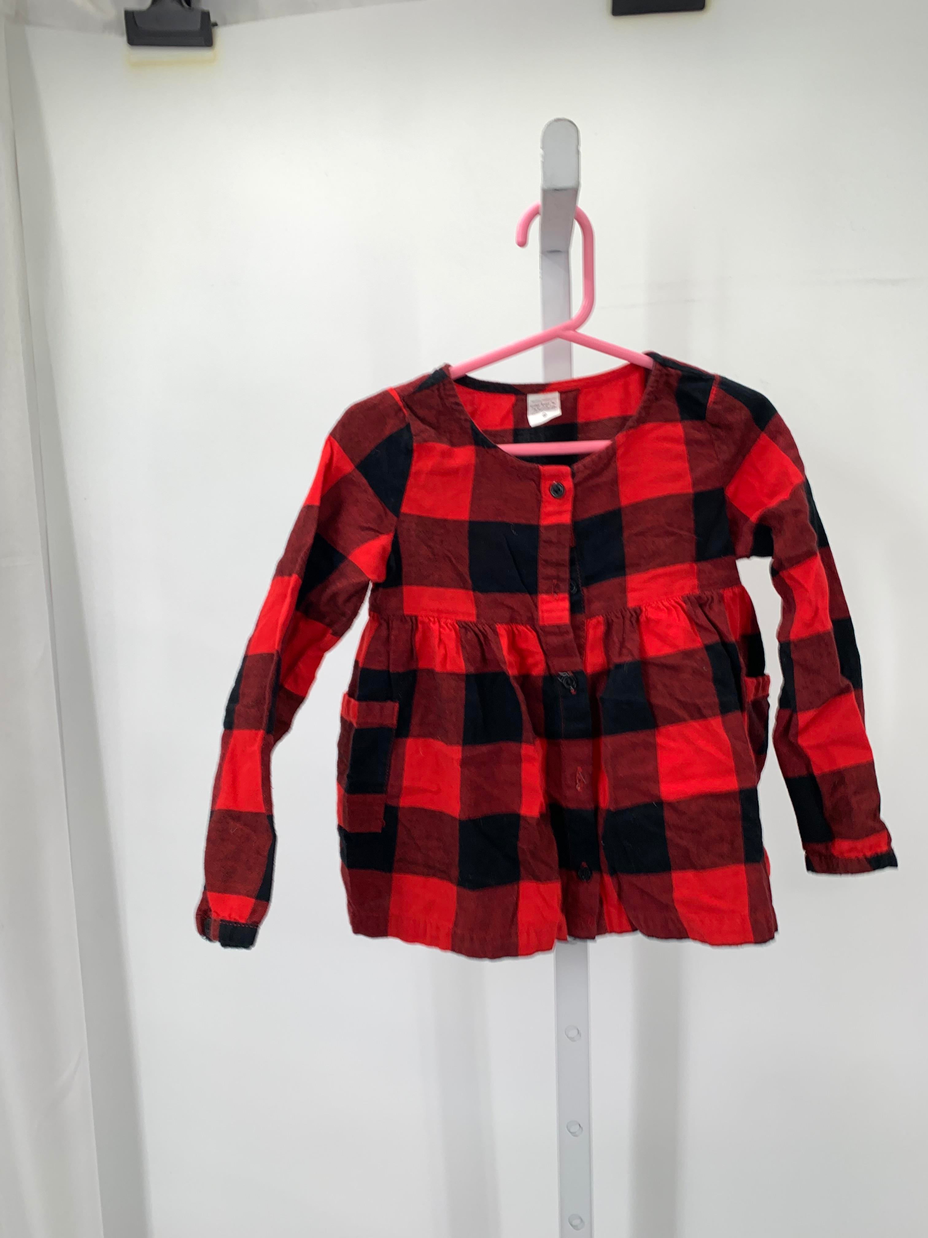 Carters Size 4T Girls Long Sleeve Shirt