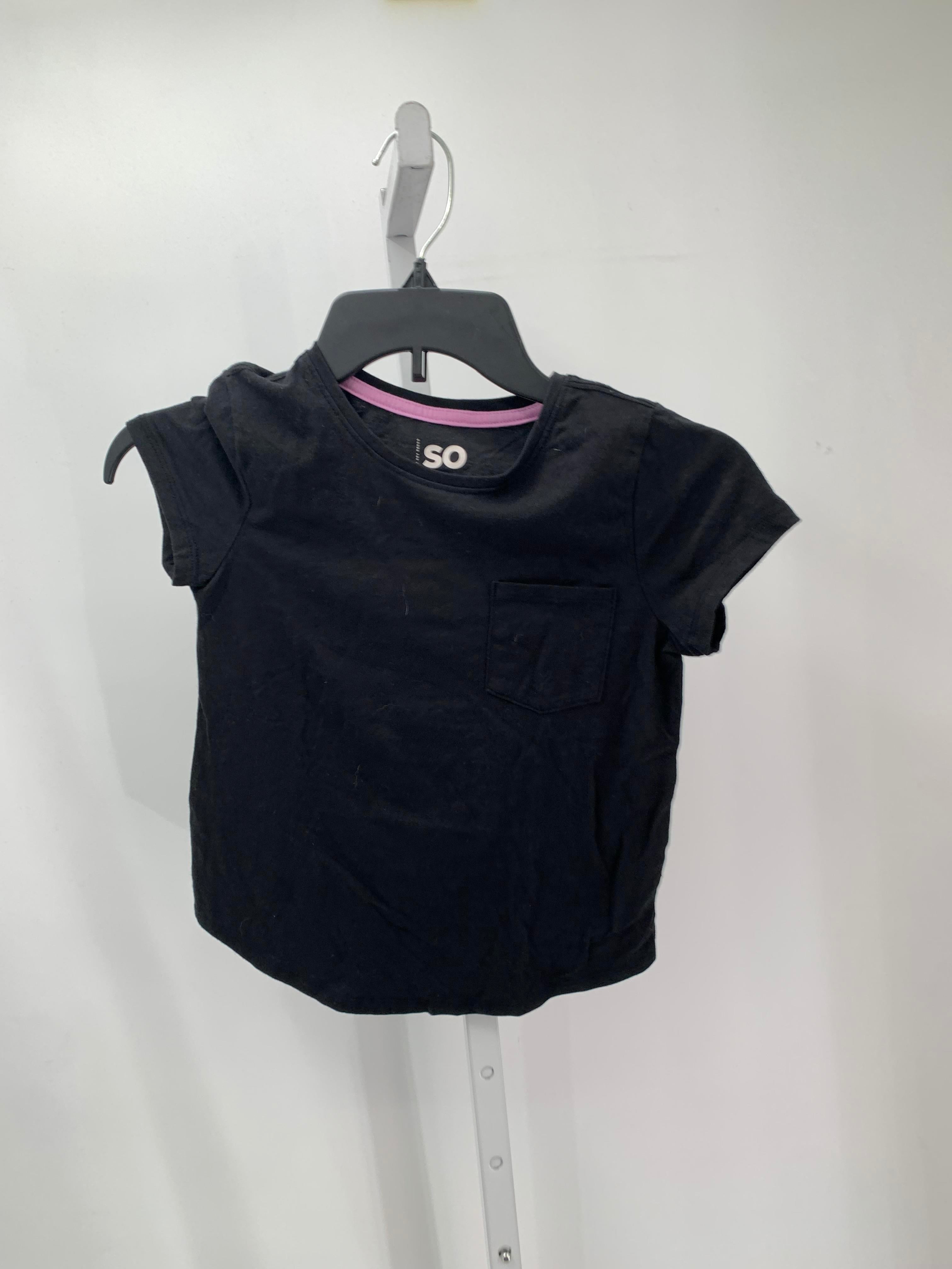 SO Size 7 Girls Short Sleeve Shirt