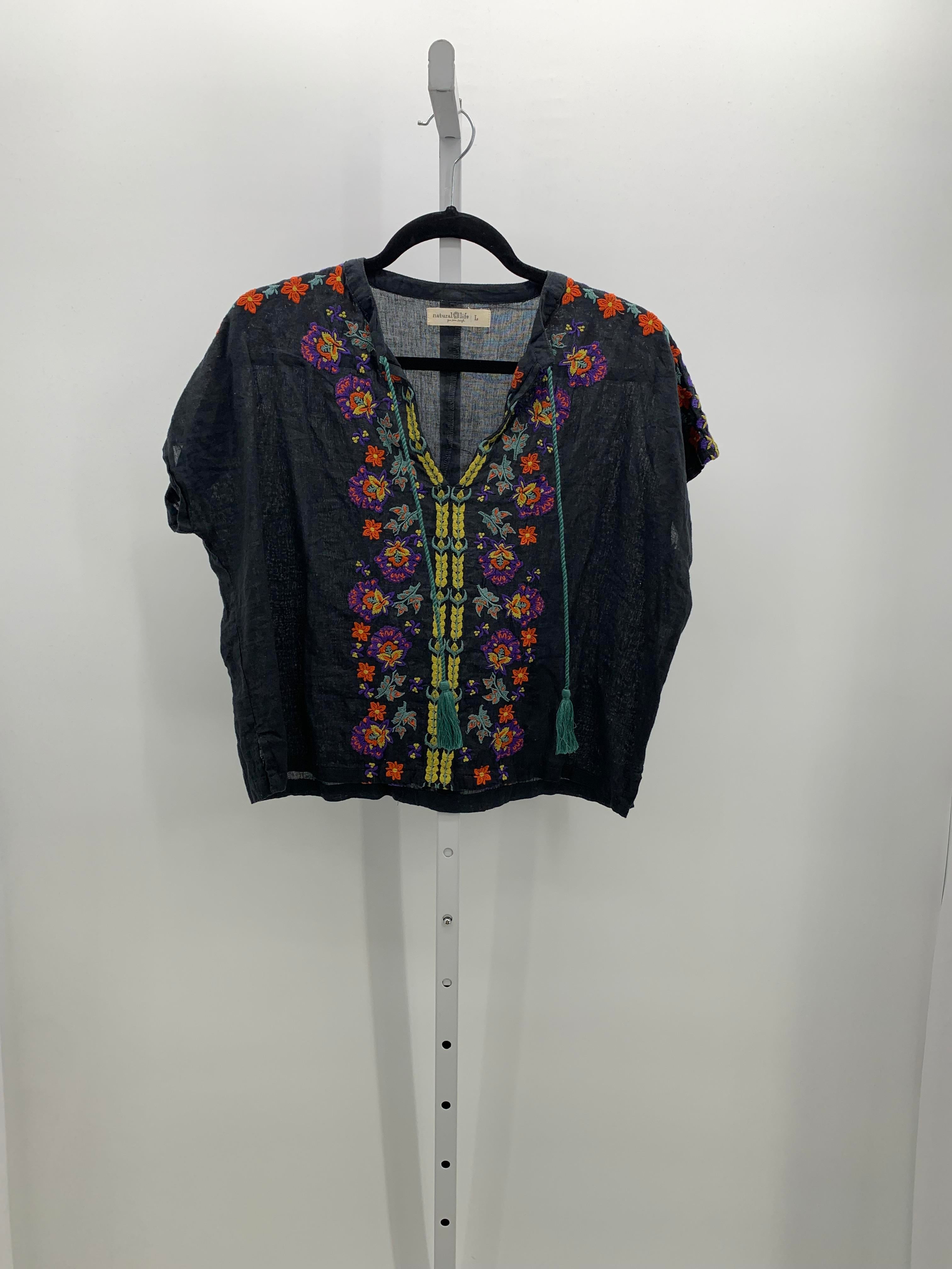 Natural Life Size Large Misses Short Sleeve Shirt
