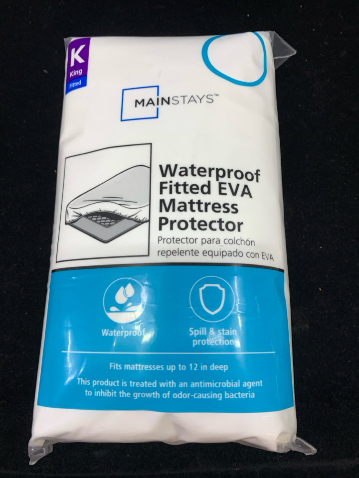 NIP WATERPROOF FITTED EVA MATTRESS PROTECTOR.