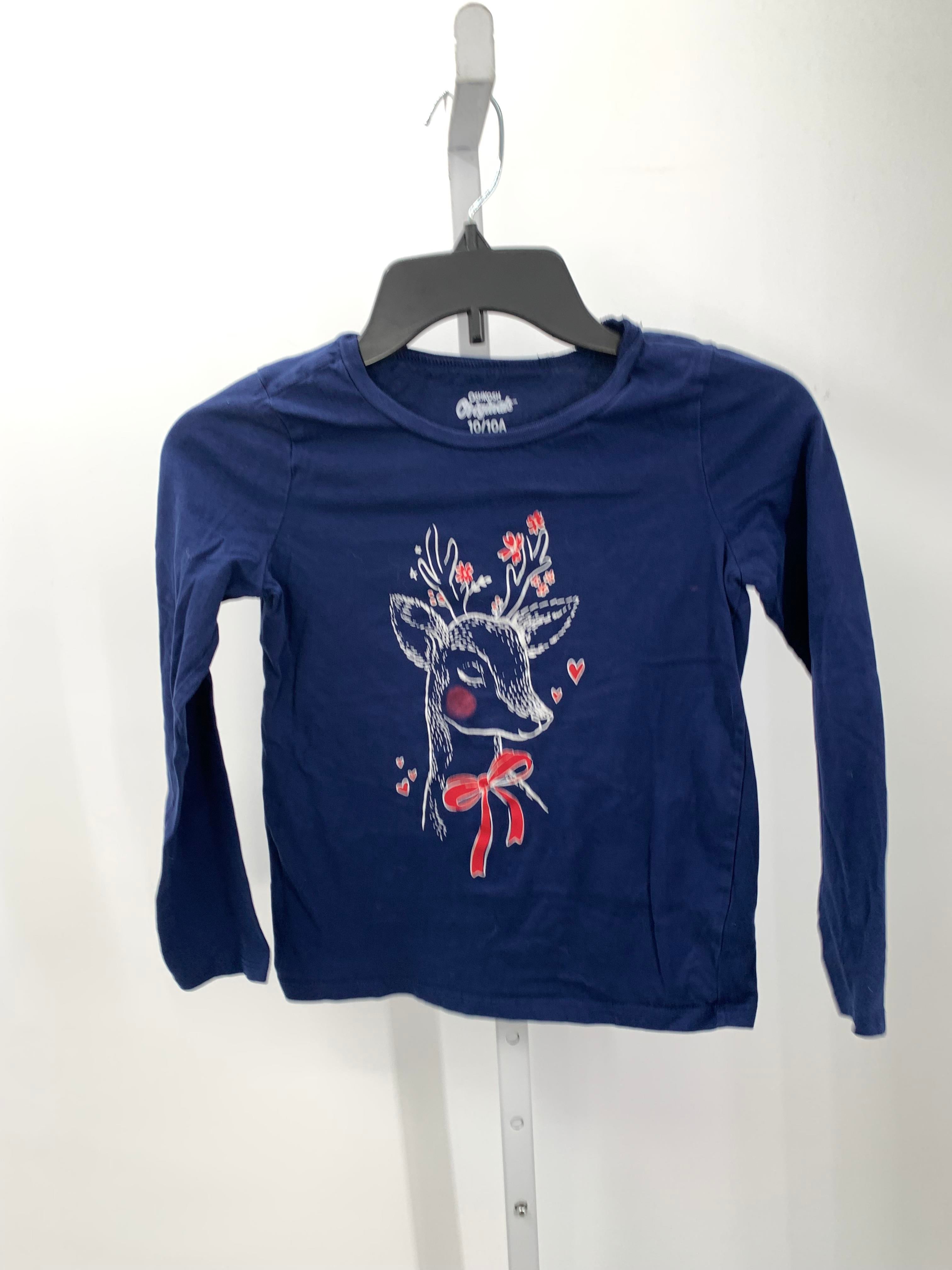 Osh Kosh Size 10 Girls Long Sleeve Shirt