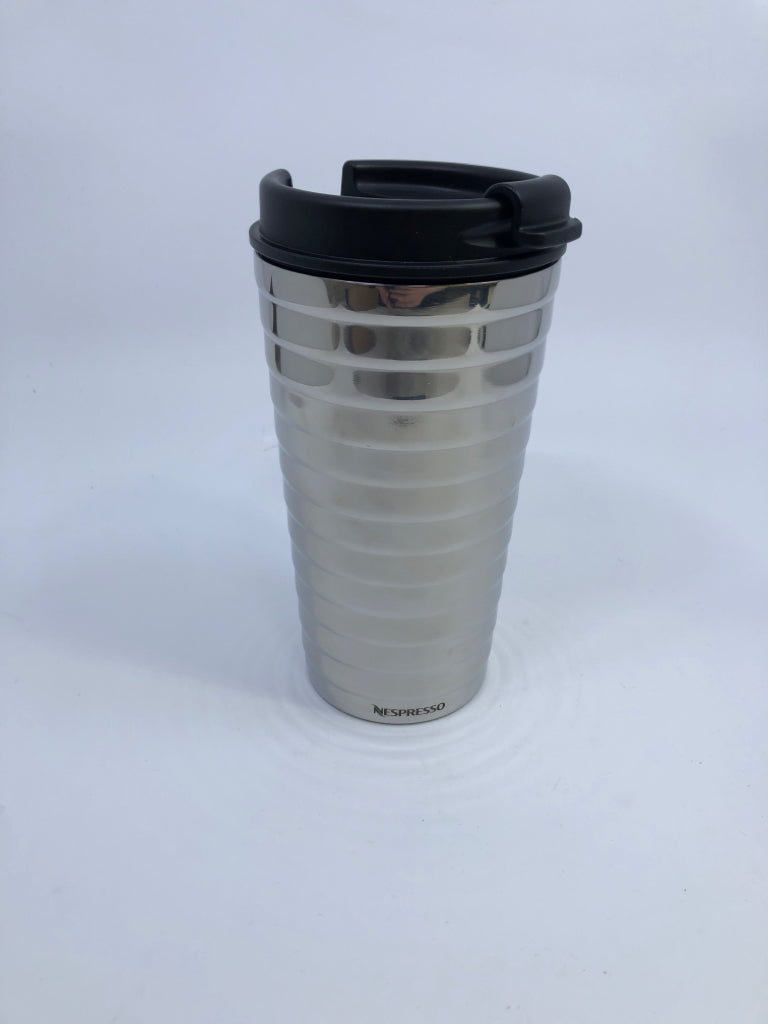 NIP NESPRESSO TUMBLR W/ WAVY SILVER SIDES