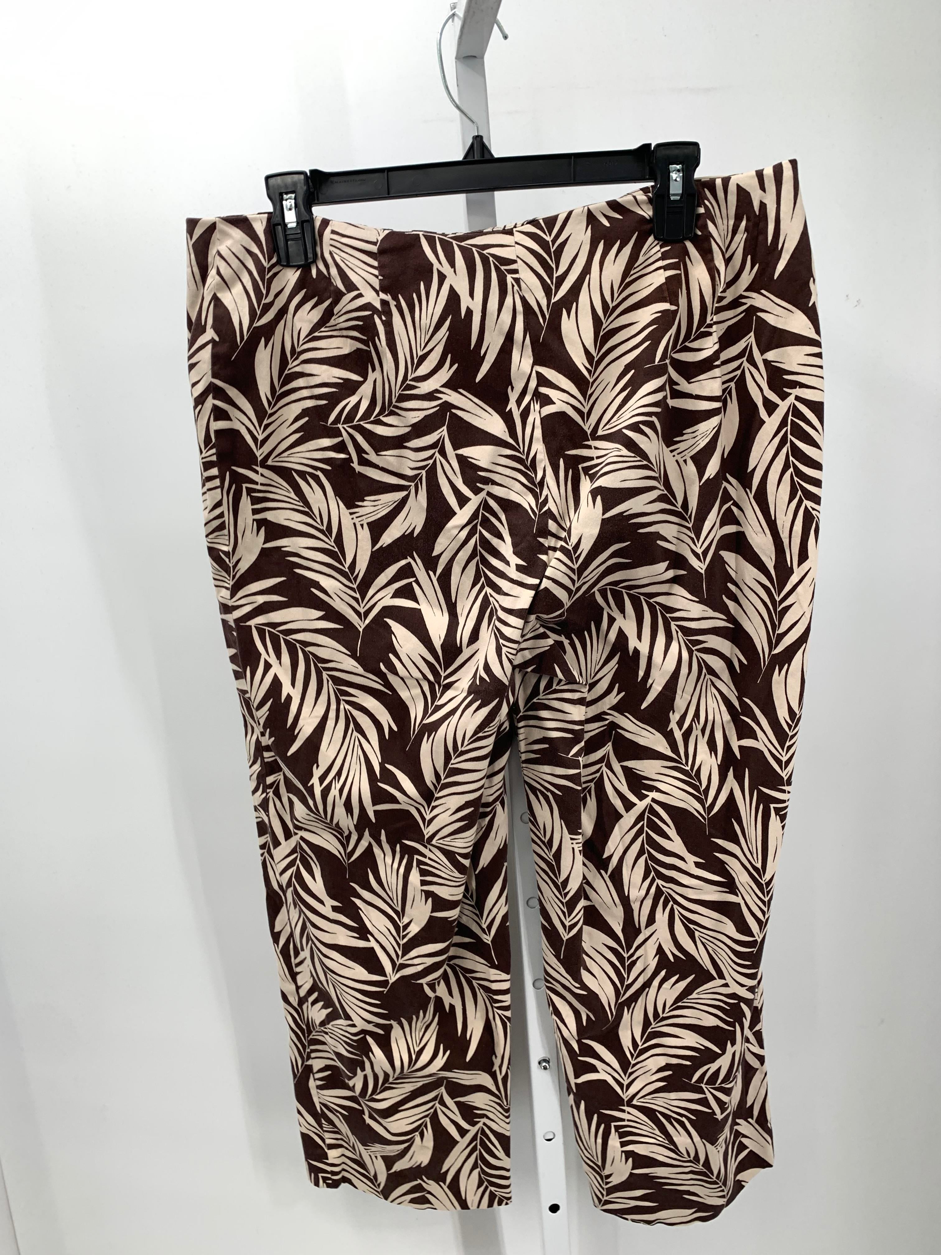 Apostrophe Size 16 Misses Cropped Pants