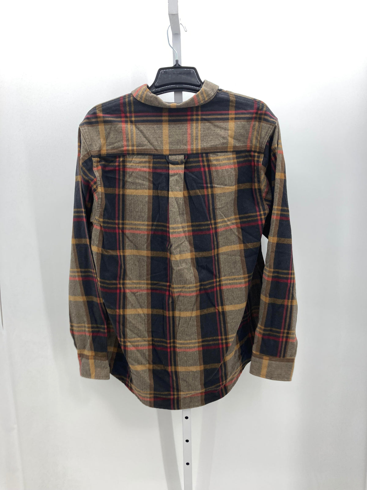 PLAID BTN DOWN