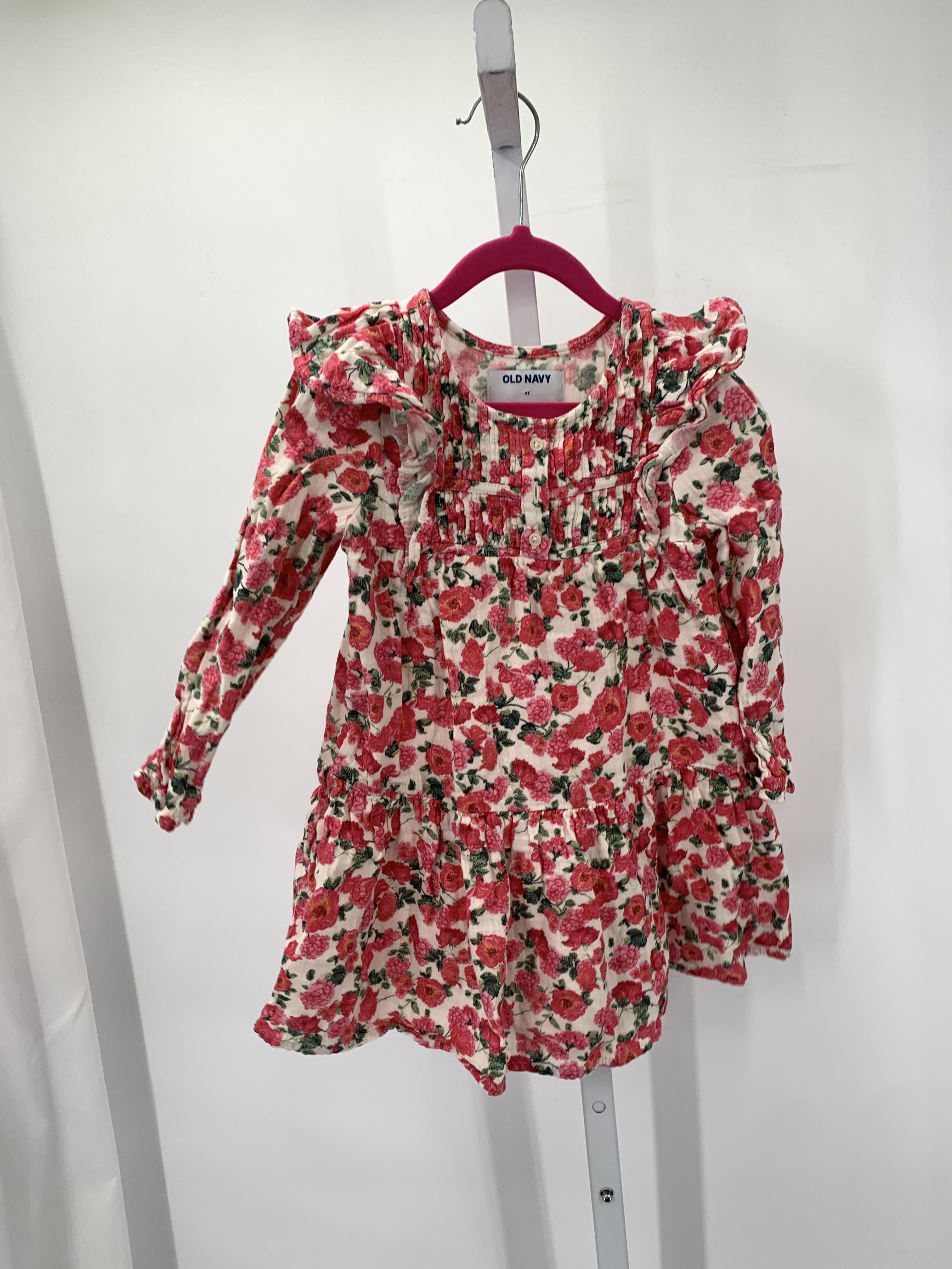 Old Navy Size 4T Girls Long Sleeve Dress