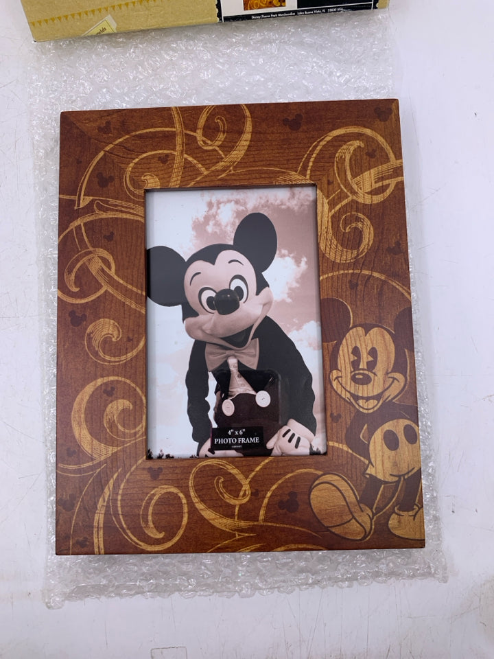 NIB BROWN MICKEY FRAME.