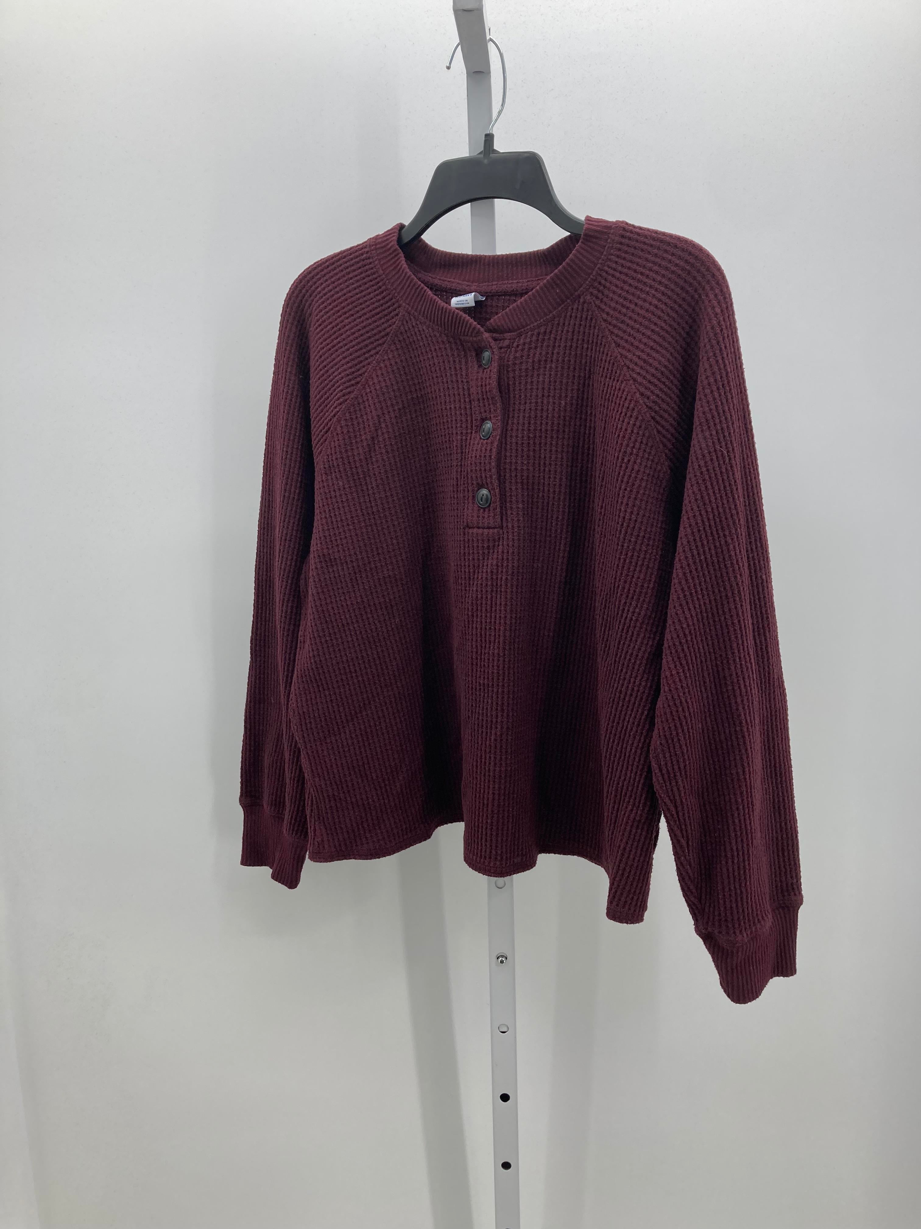Old Navy Size Large Misses Long Sleeve Shirt