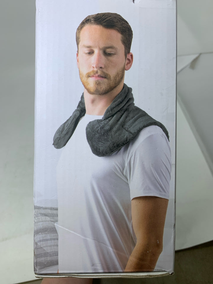 NIB HEATED NECK/SHOULDER WRAP SHARPER IMAGE.