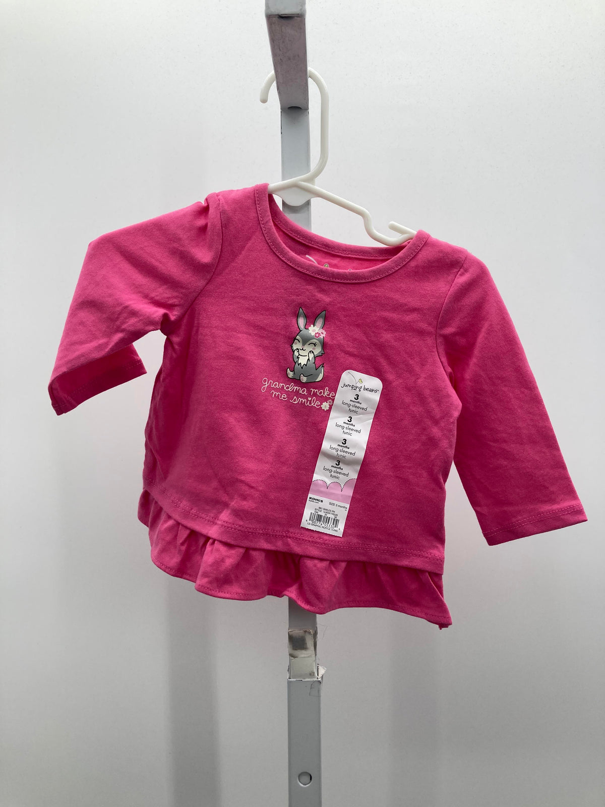 Jumping Beans Size 3 Months Girls Long Sleeve Shirt
