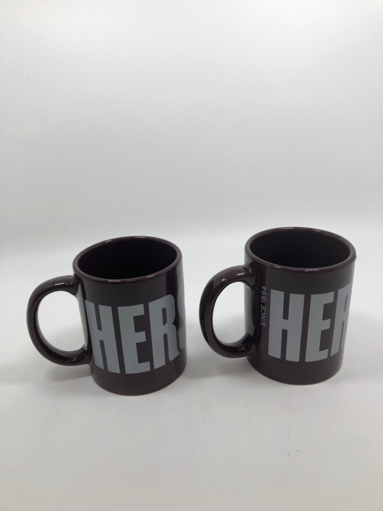 2 HERSHEY KISS MUGS