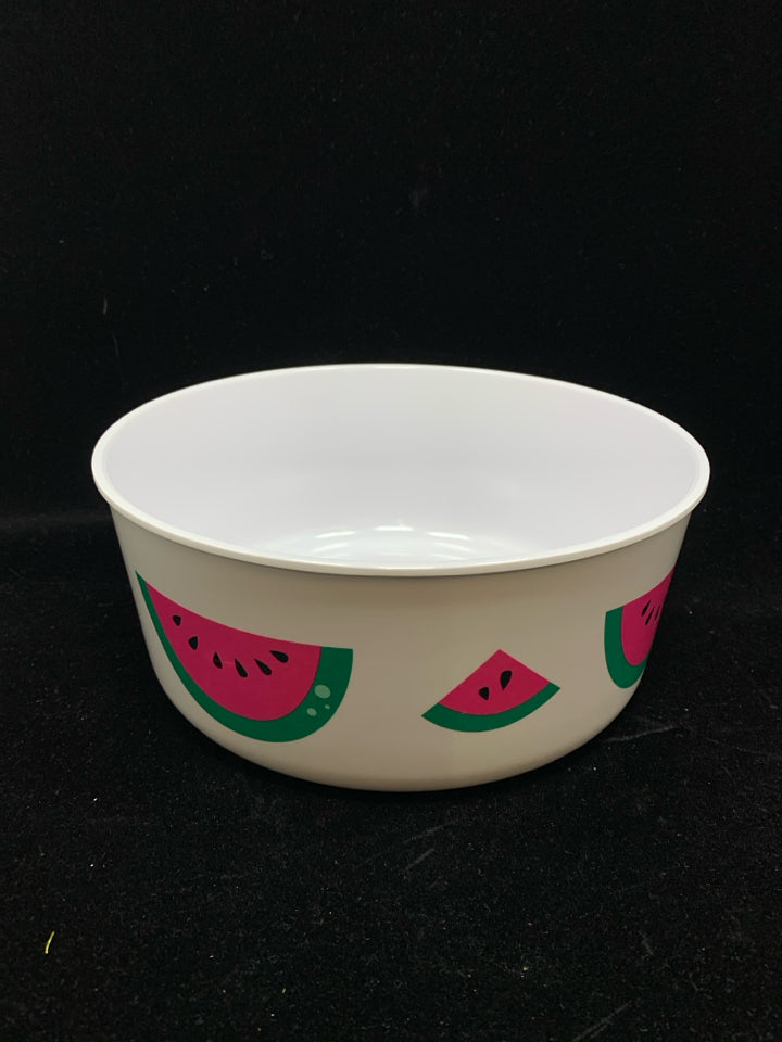 MELAMINE BOWL W/WATERMELONS.