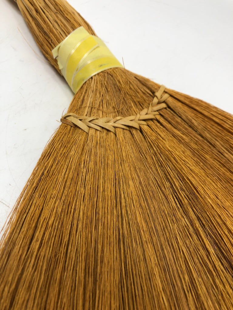 FAUX STRAW BROOM DECOR.