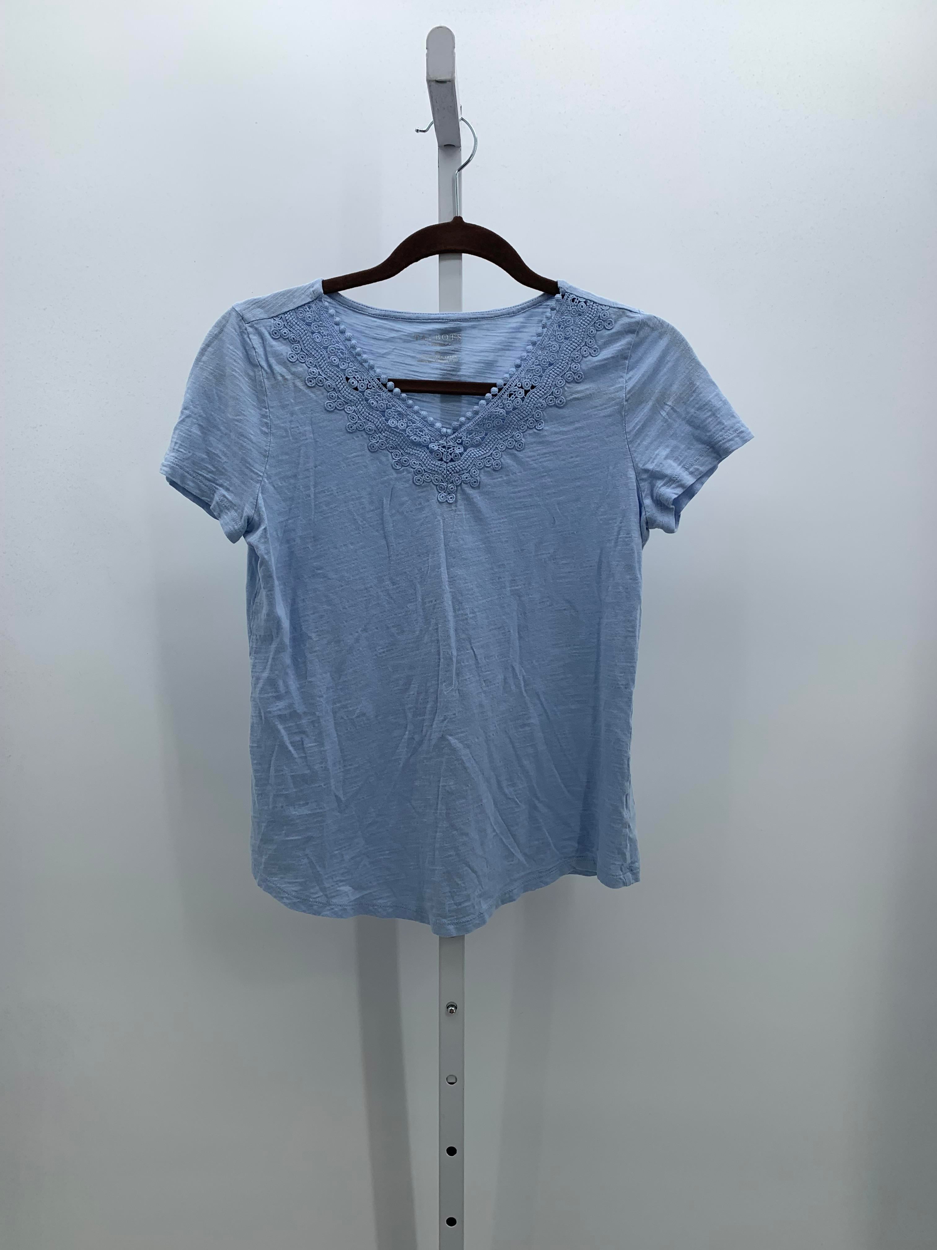 Talbots Size Small Petite Petite Short Sleeve Shirt
