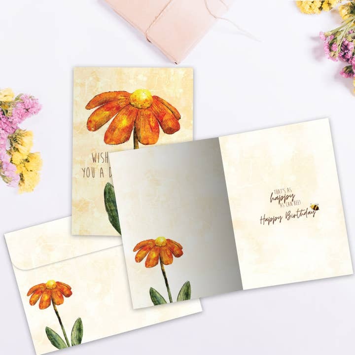 Bee Wishes, Birthday Card