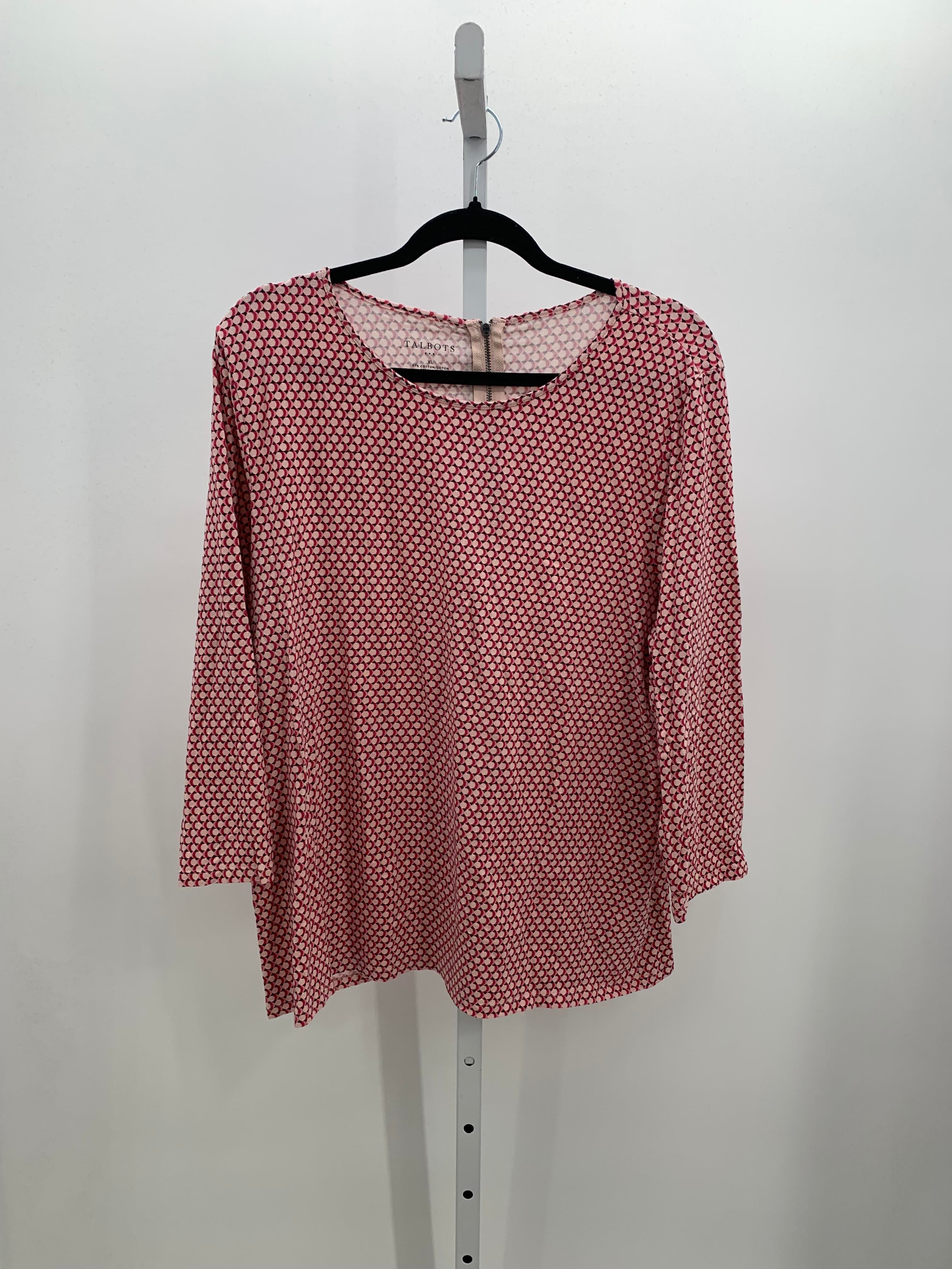 Talbots Size Extra Large Misses 3/4 Sleeve Shirt