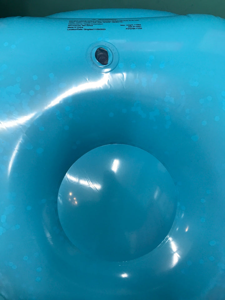 Blue Inflatable Sparkle Chair