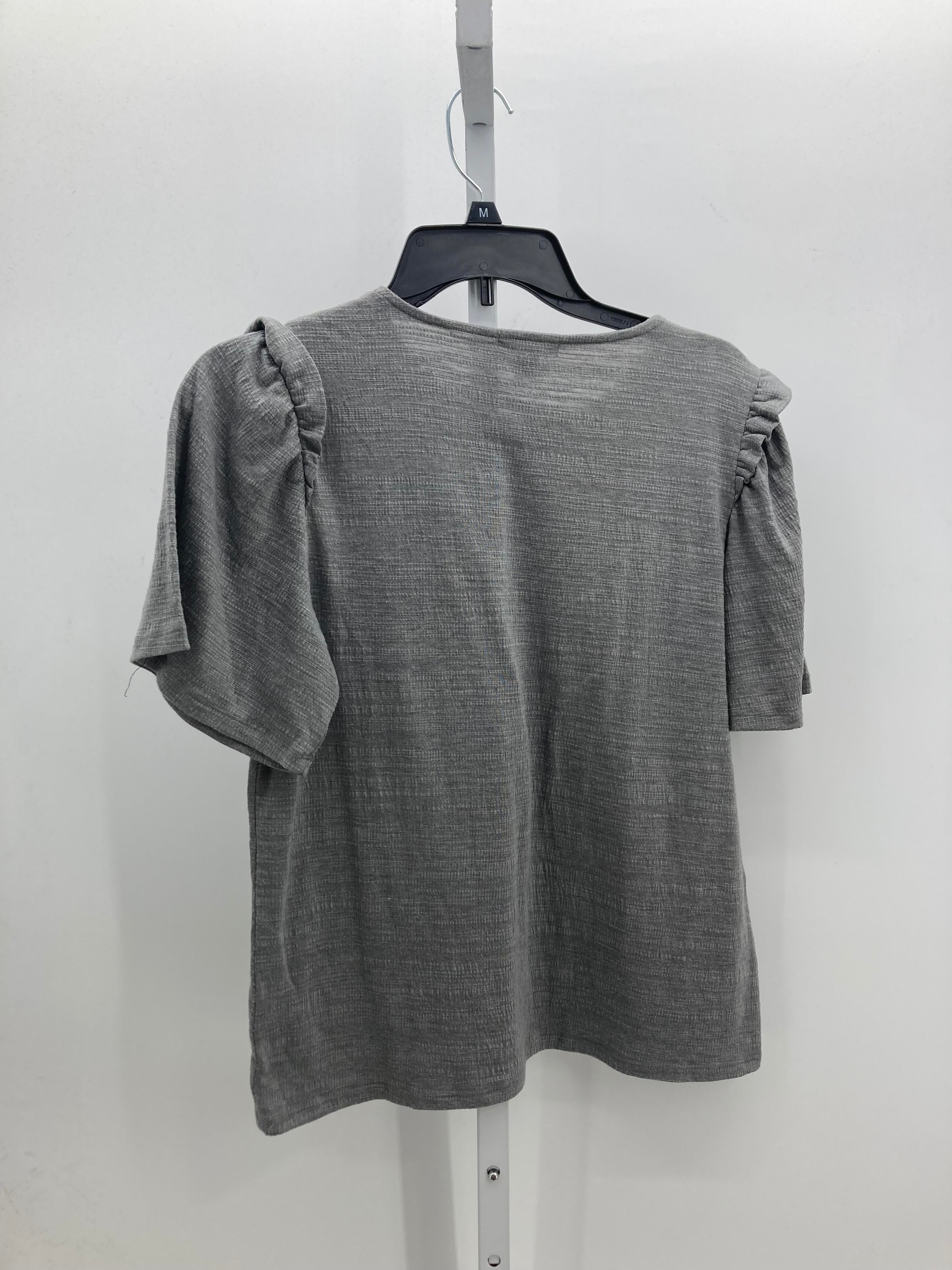 Nine West Size Large Misses Short Sleeve Shirt