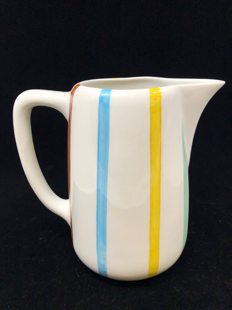 VTG STRIPED PITCHER-SPHINX HOLLAND.