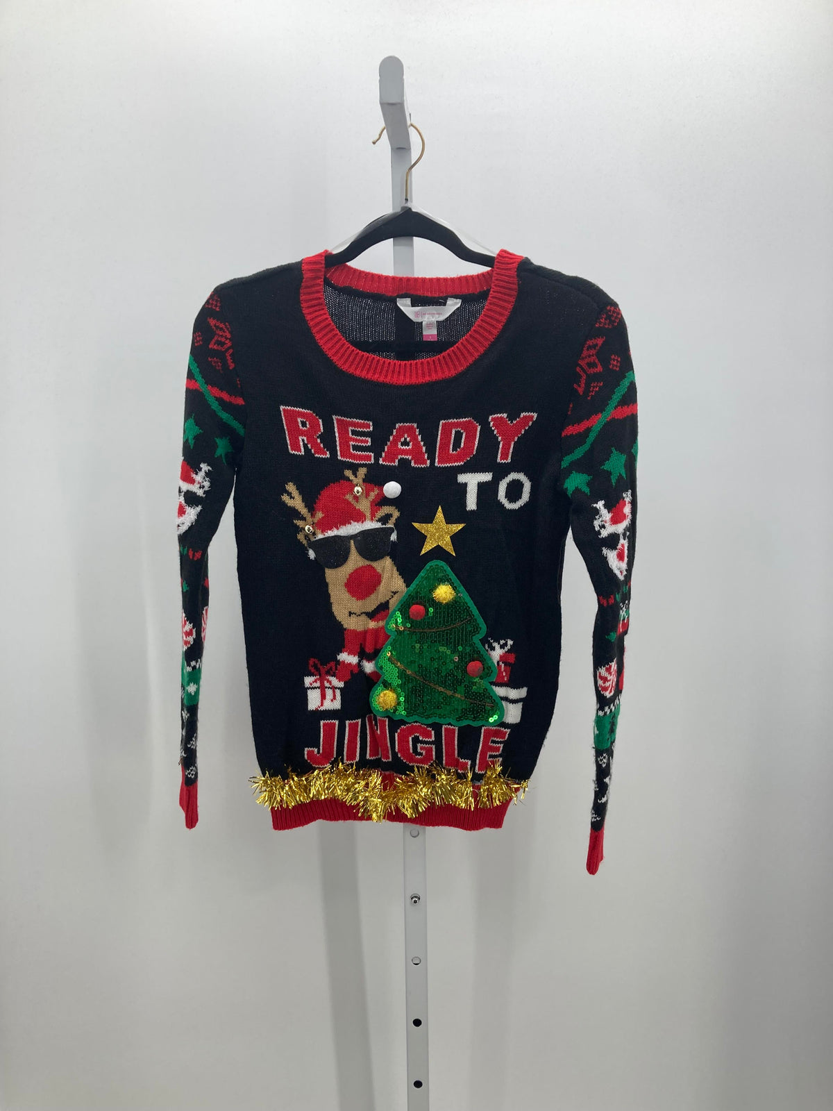 LONG SLV SWEATER READY TO JINGLE