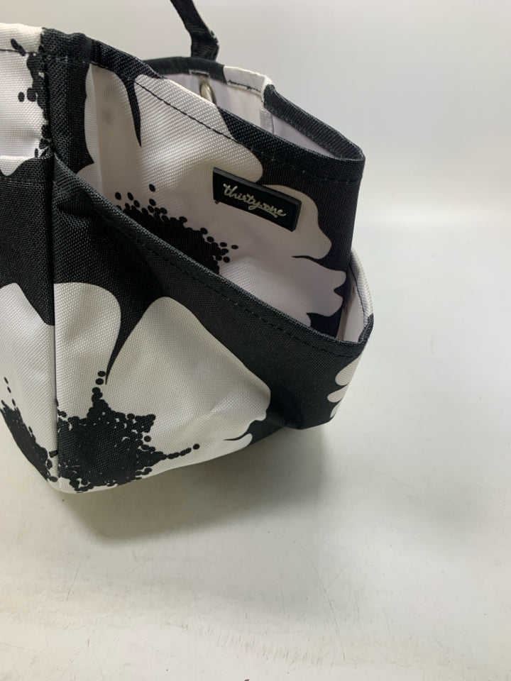 FLORAL MULTI POCKET TOTE BAG.