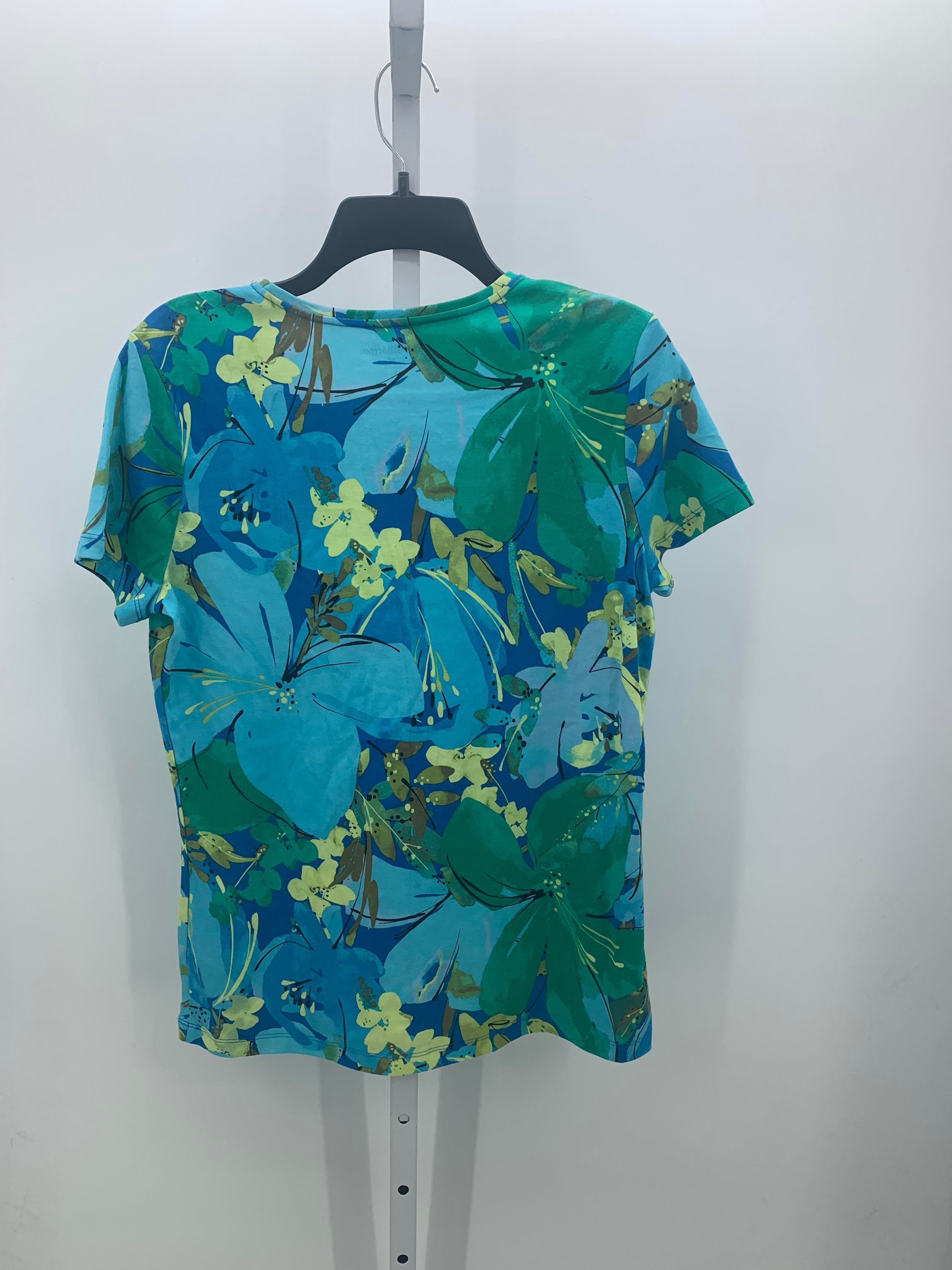 Croft & Barrow Size Medium Misses Short Sleeve Shirt