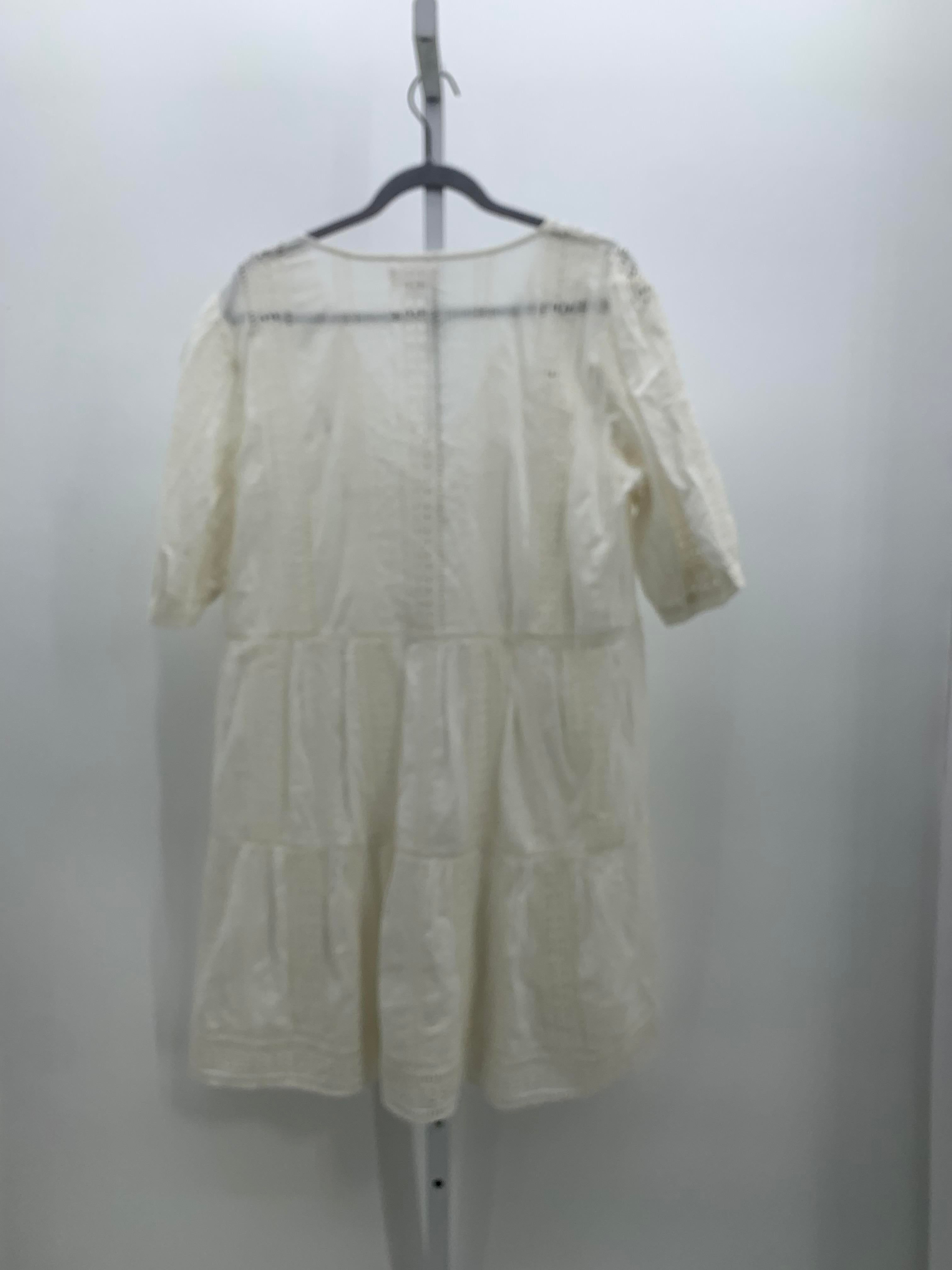 Velvet Size Large Misses Short Sleeve Dress