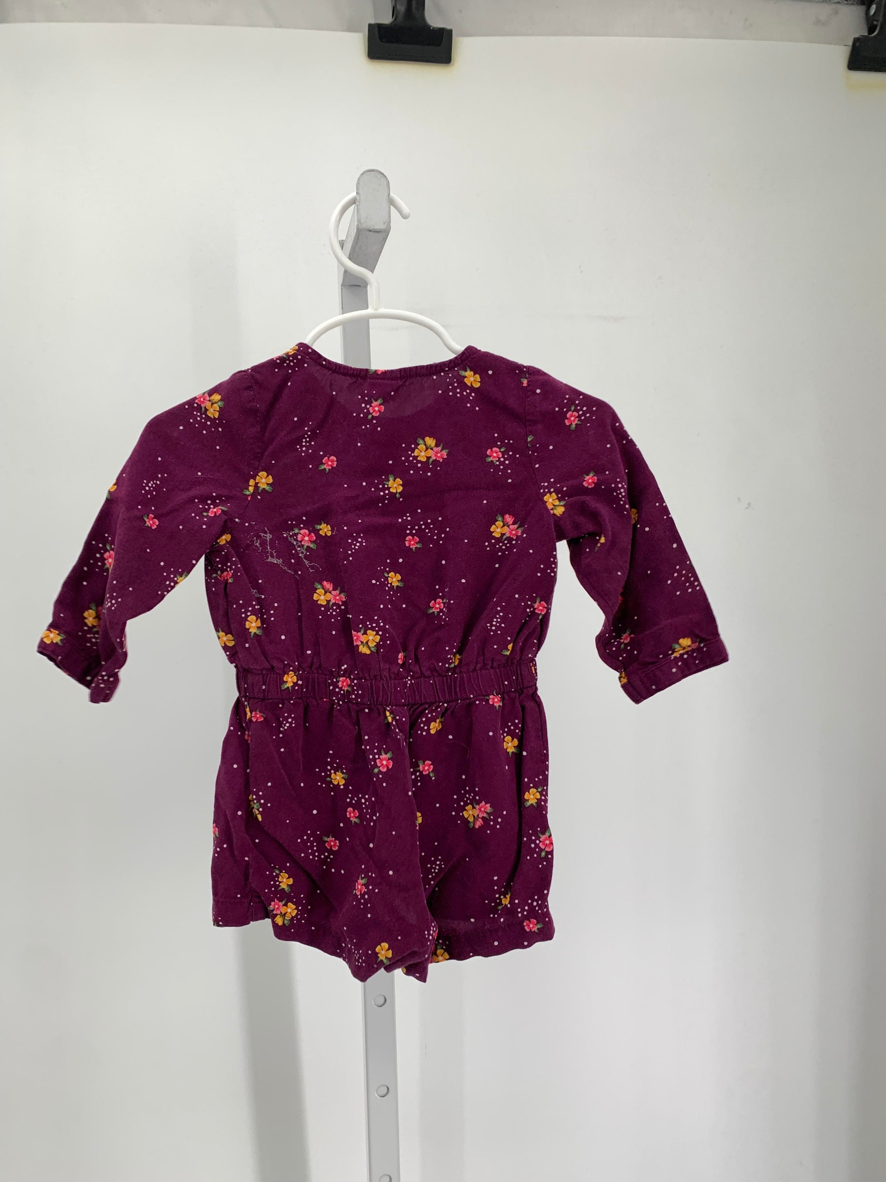 Old Navy Size 6-12 mon Girls Long Slv. Romper