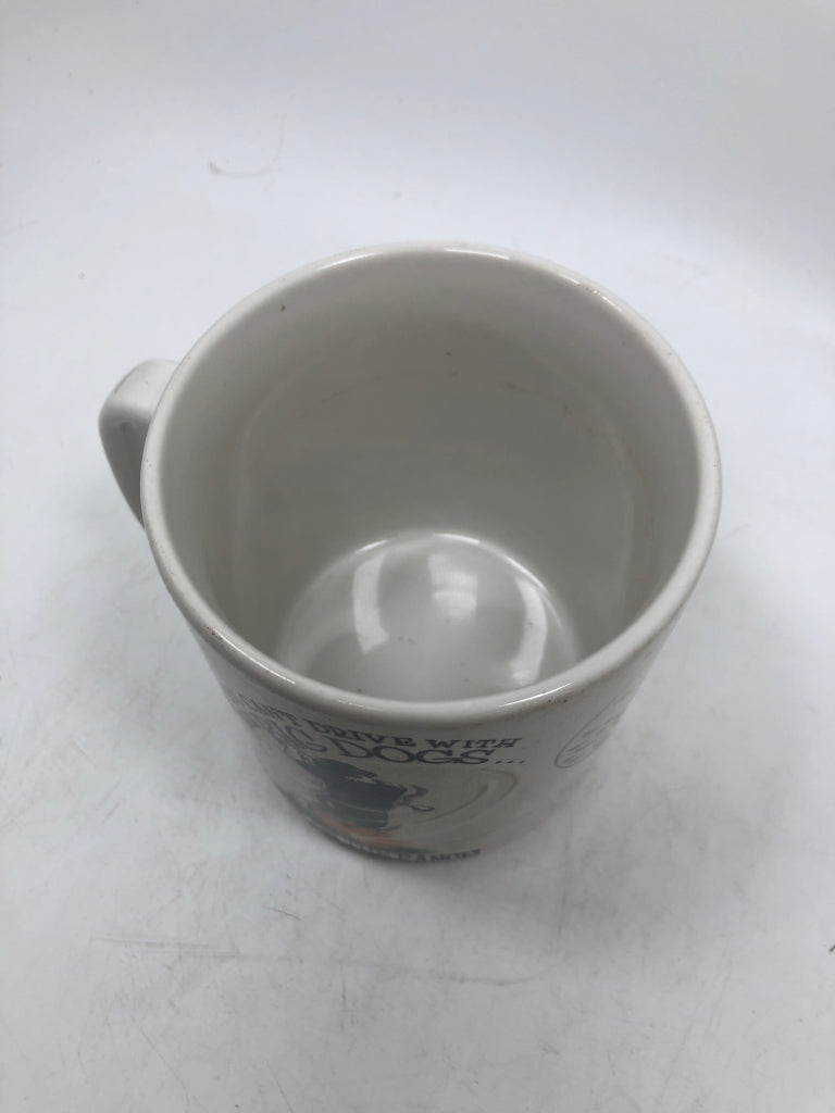 "IF YOU CAN'T DRIVE WITH THE BIG DOGS" GOLF MUG.