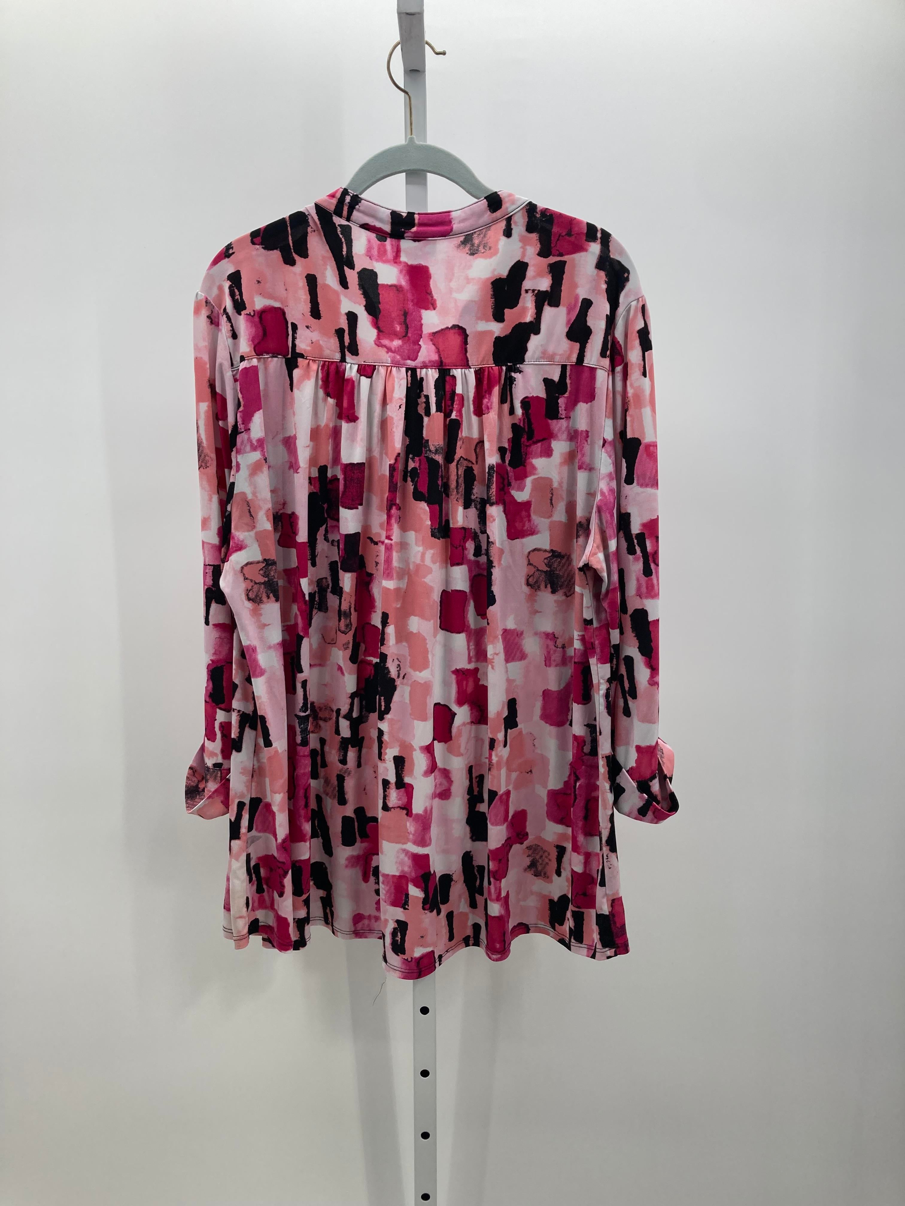 Avenue Size 18/20 W Womens 3/4 Sleeve Shirt