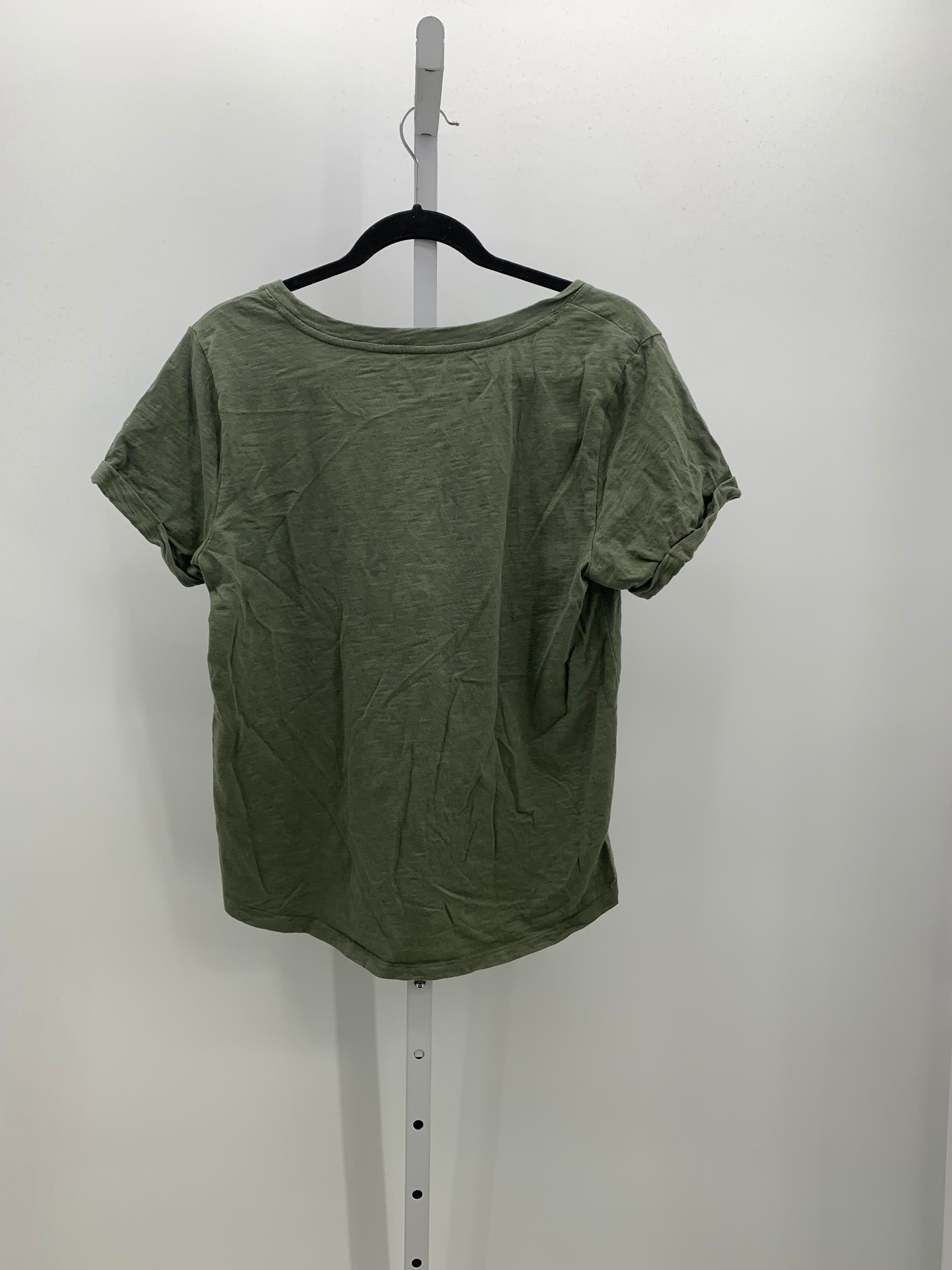 Talbots Size Medium Misses Short Sleeve Shirt
