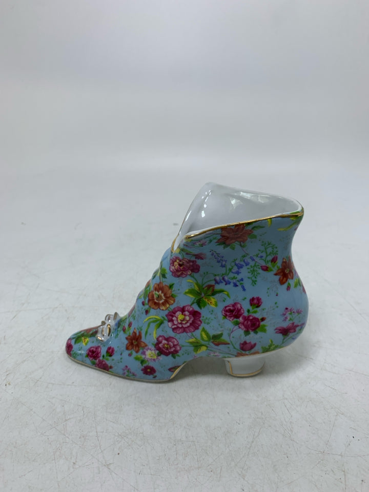 FLORAL HEELED BOOT CERAMIC.