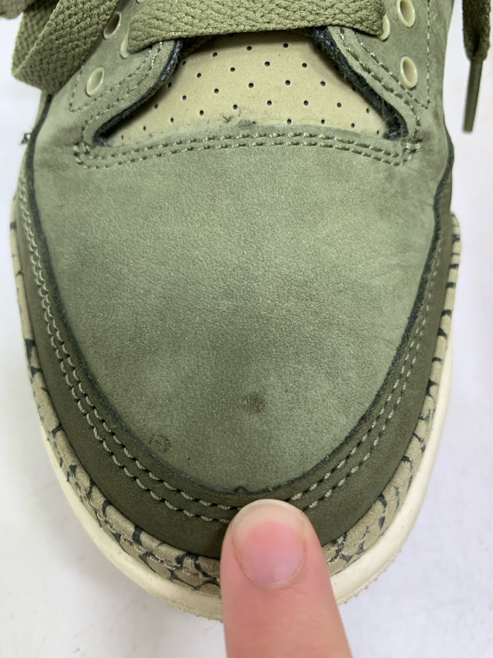 Air Jordans 3 Retro Family Affair Olive Green