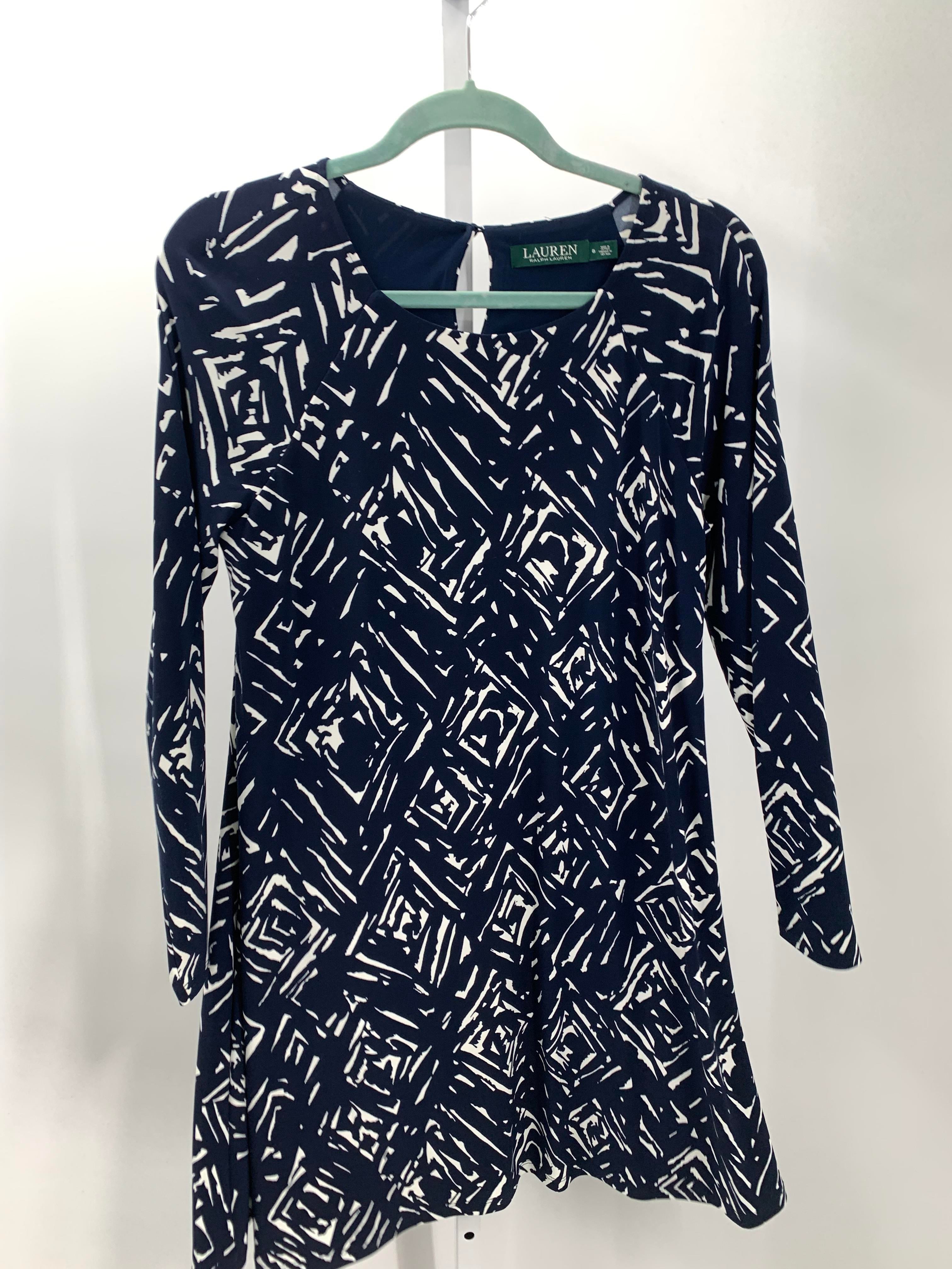 Ralph Lauren Size 8 Misses Long Sleeve Dress