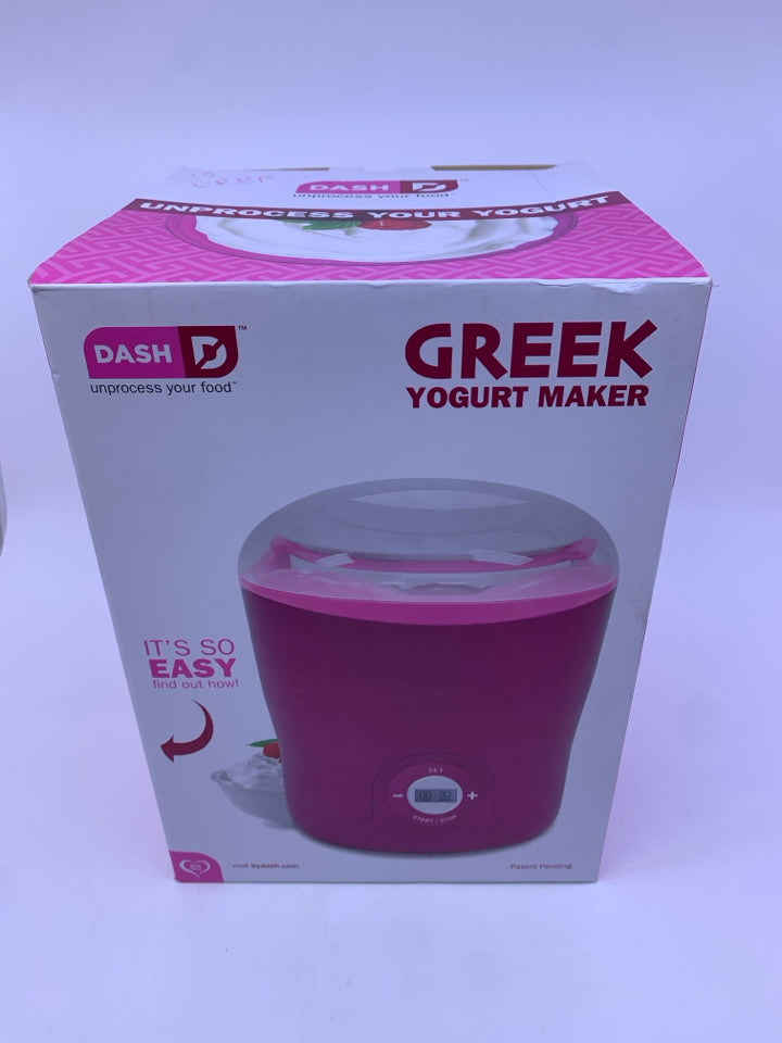NIB DASH GREEK YOGURT MAKER.