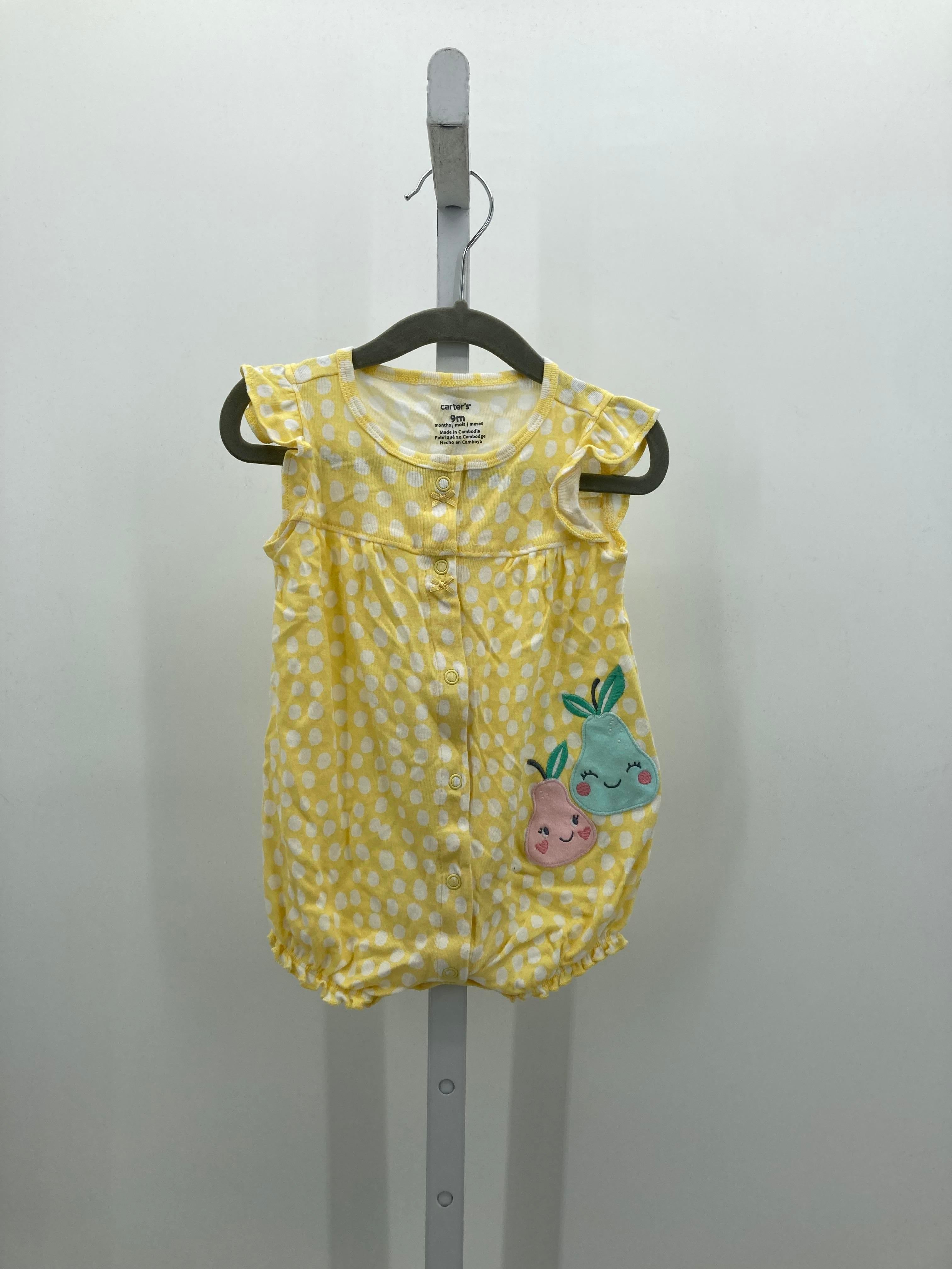 Carters Size 9 Months Girls Sleeveless Romper