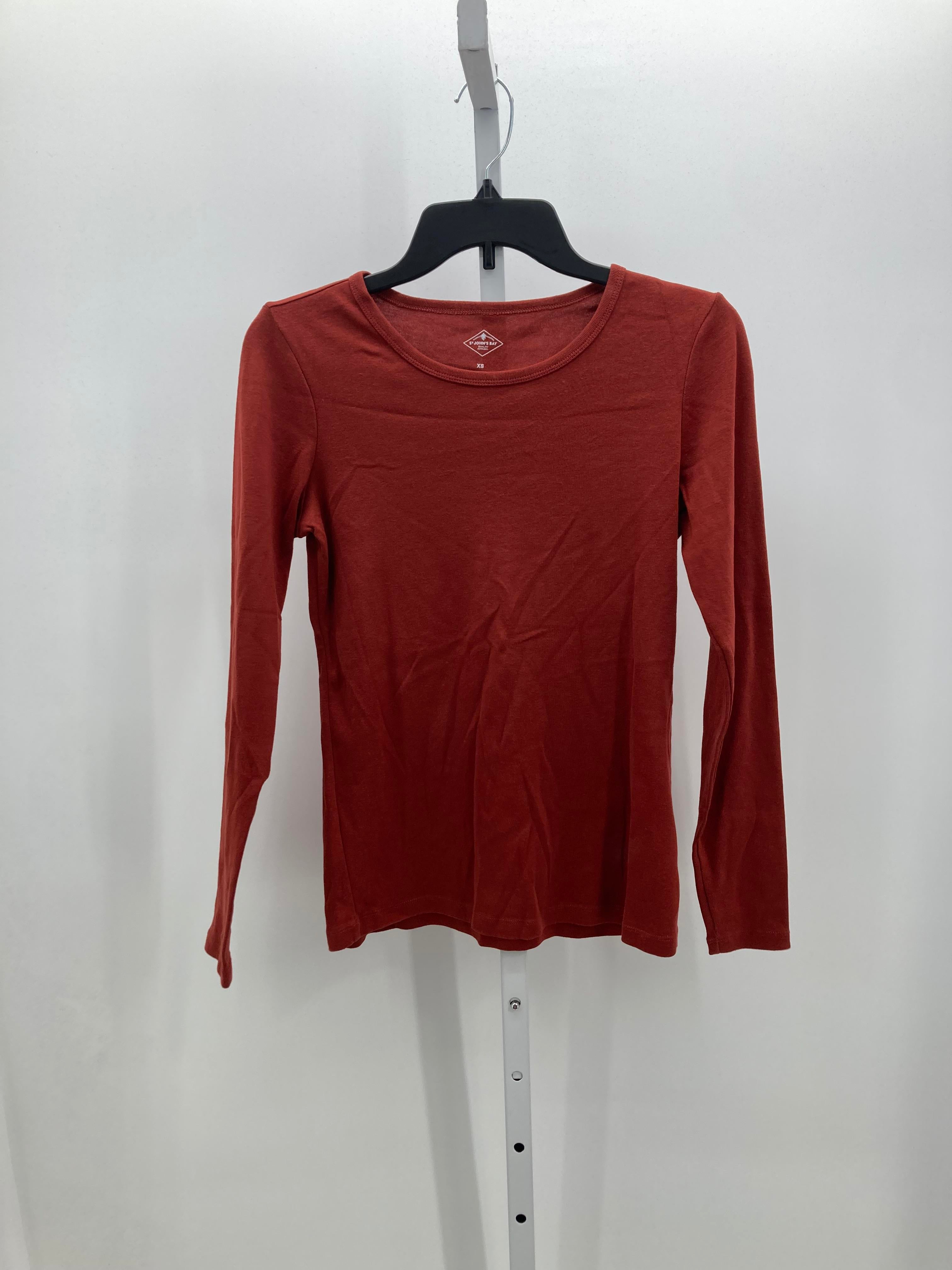 St. Johns Bay Size X Small Misses Long Sleeve Shirt