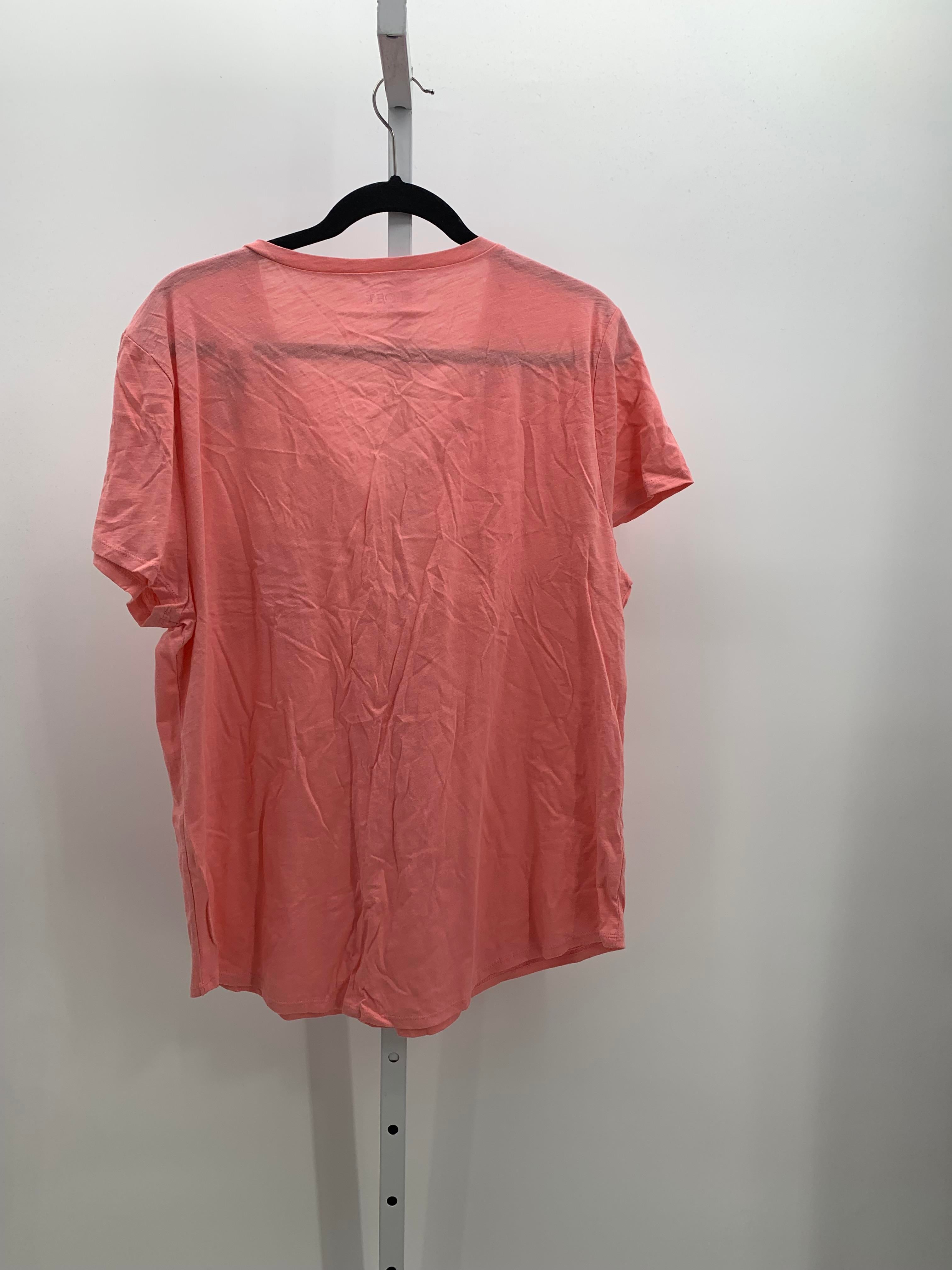 Loft Size Extra Large Misses Short Sleeve Shirt