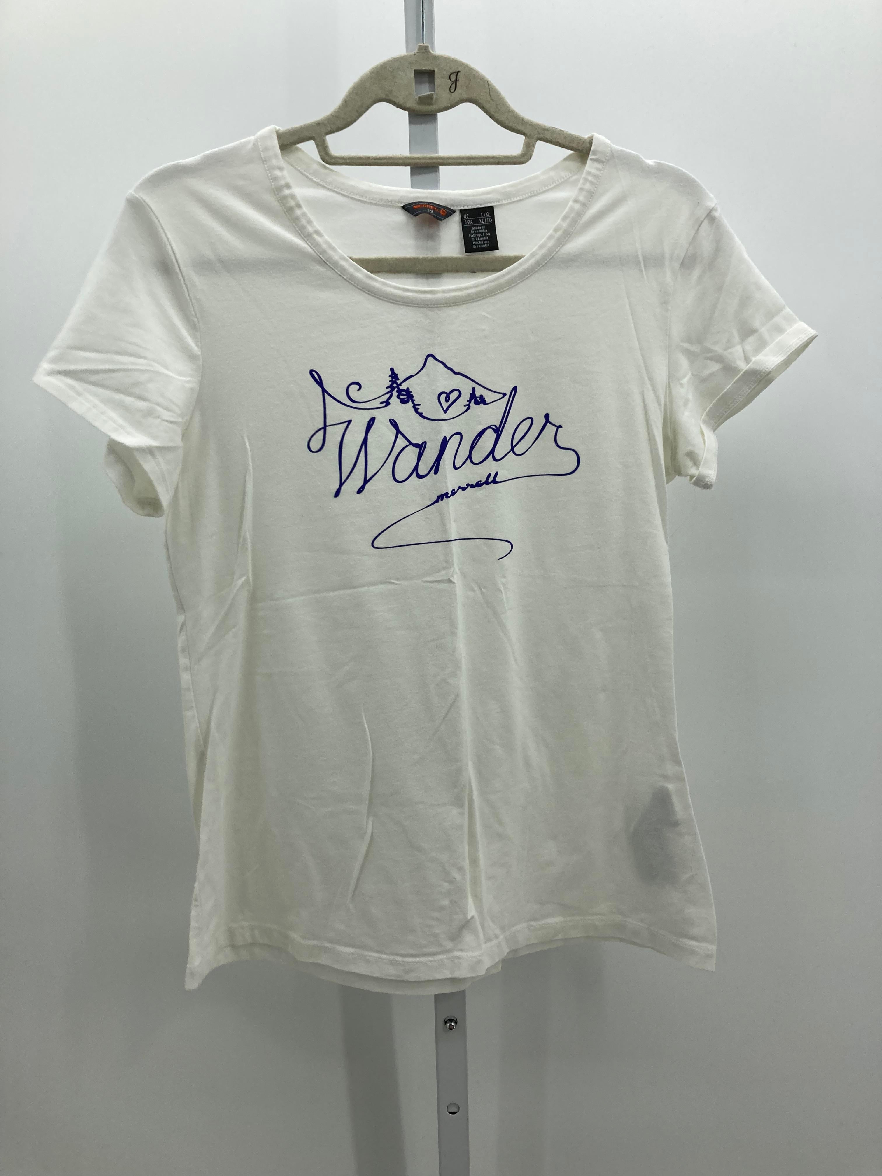 Merrell Size Large Misses Short Sleeve Shirt
