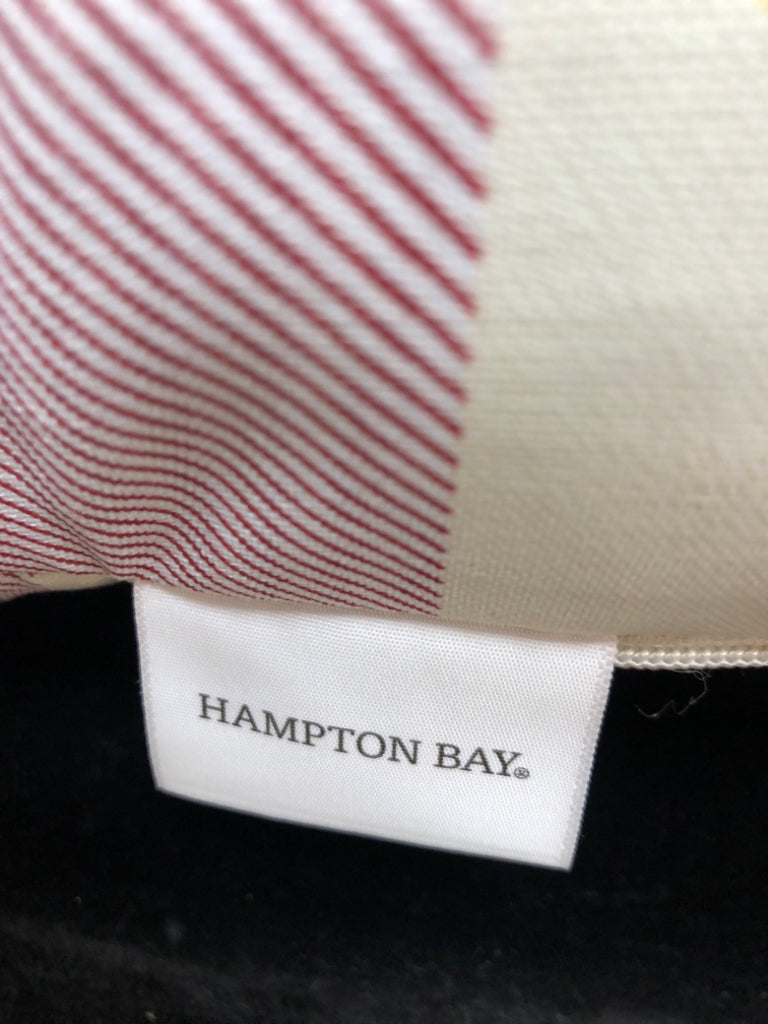 RED CHECKERED PINEAPPLE PILLOW HAMPTON BAY.