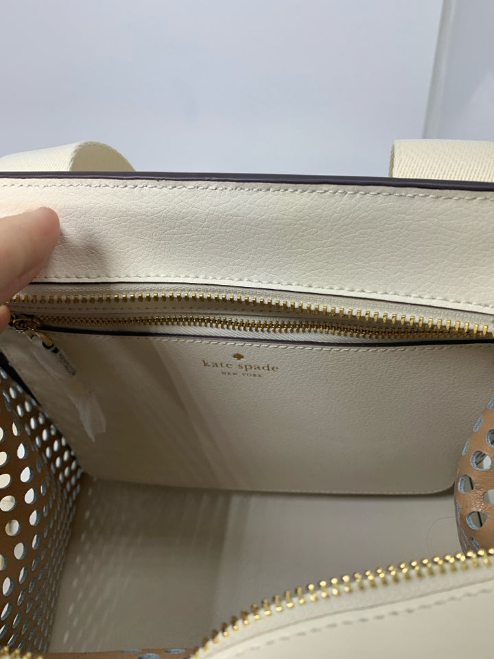 Kate Spade KIP Perforated Leather Small Tote