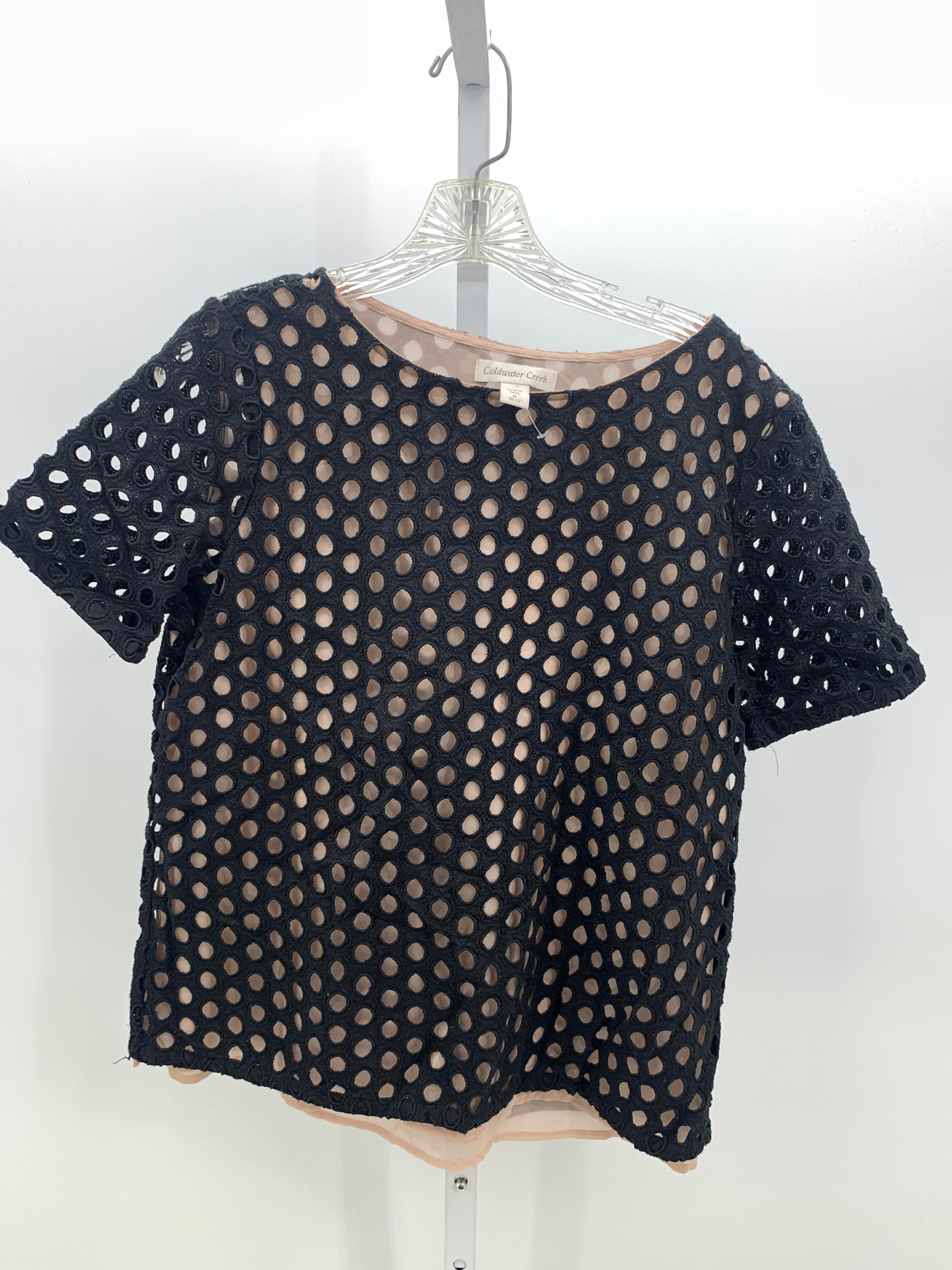 Coldwater Creek Size Medium Misses Short Sleeve Shirt