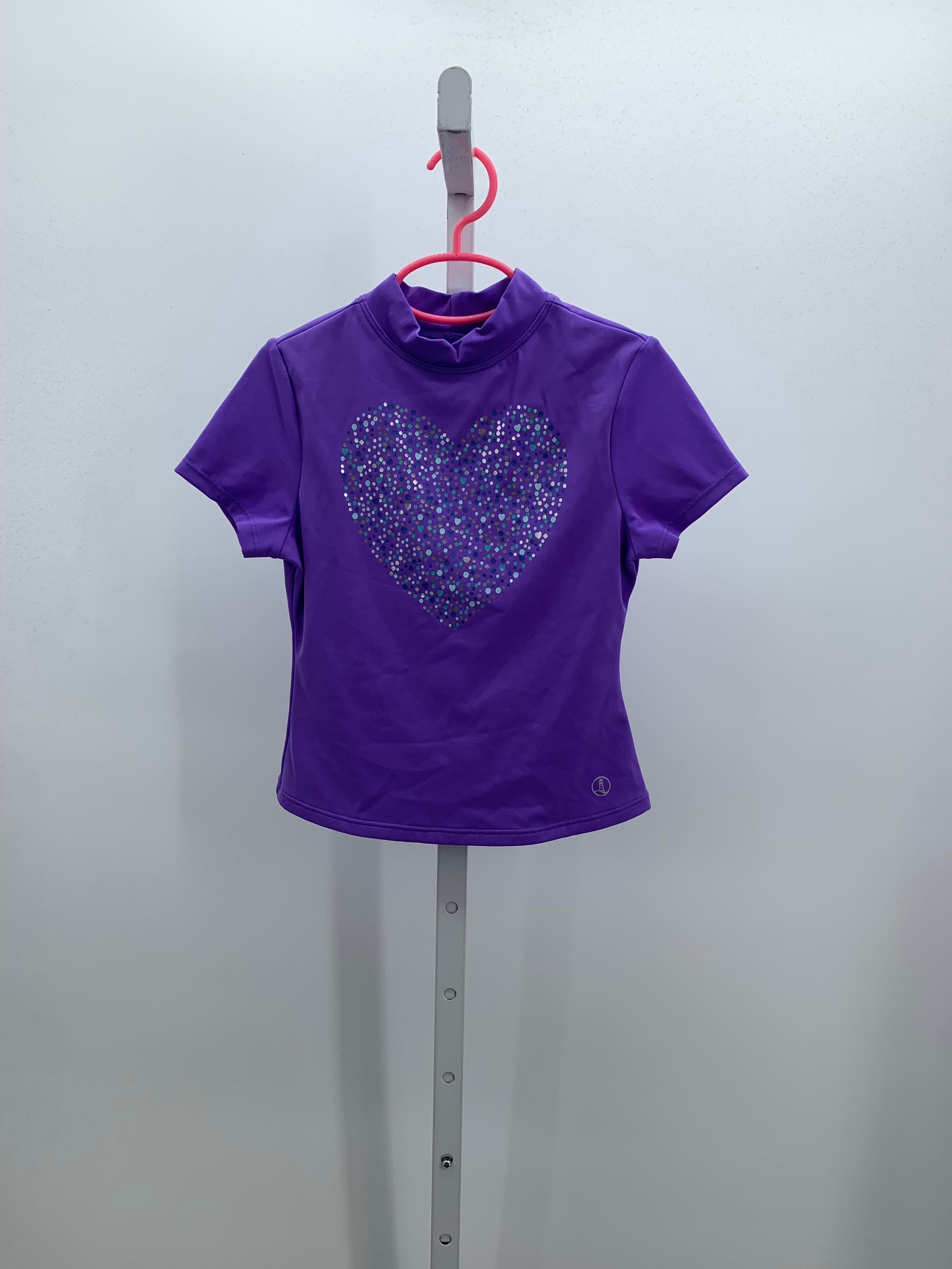 Lands End Size 5-6 Girls Swim Shirt