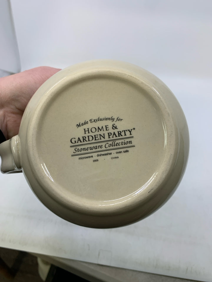 2 PC SNACK PLATE/SOUP BOWL W/ BIRD HOUSES.