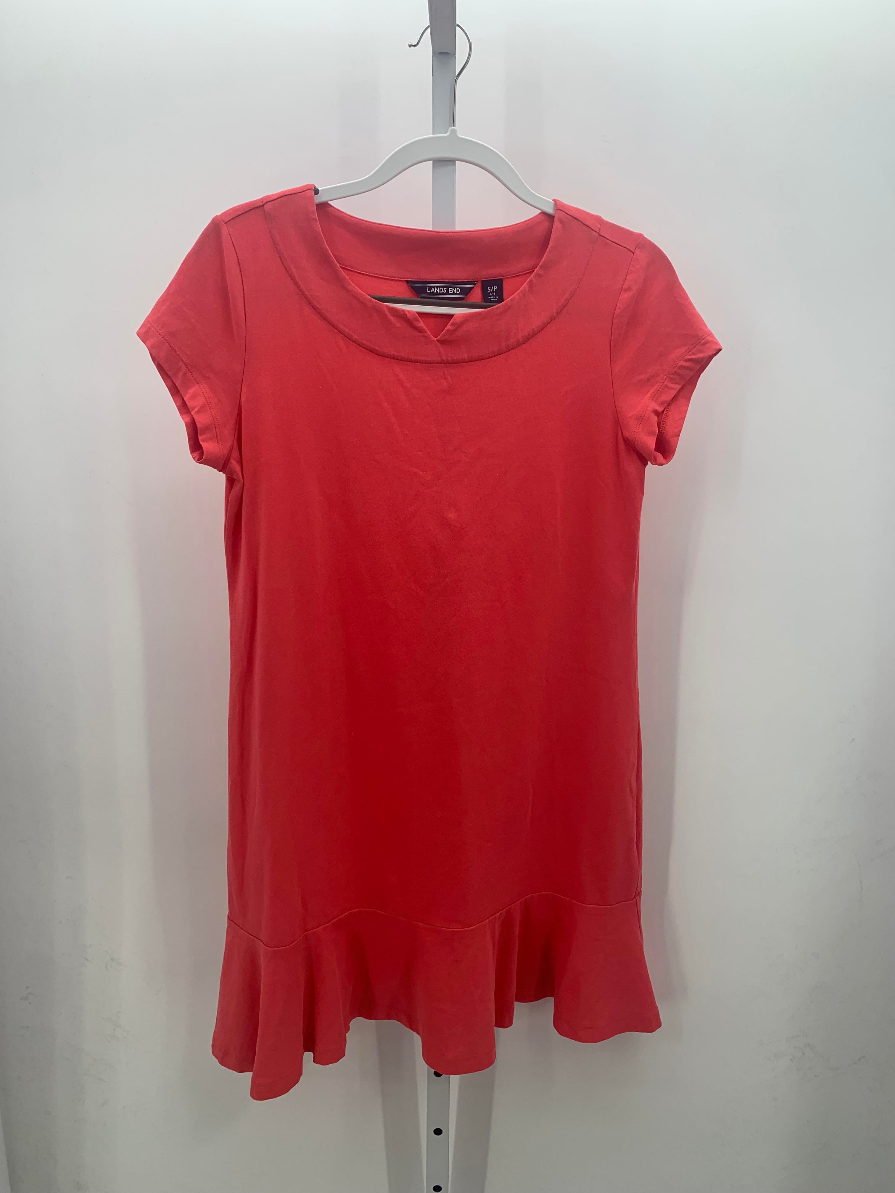 Lands End Size Small Misses Short Sleeve Dress