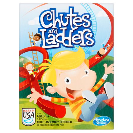 Chutes & Ladders Game by Hasbro, Multicolor -